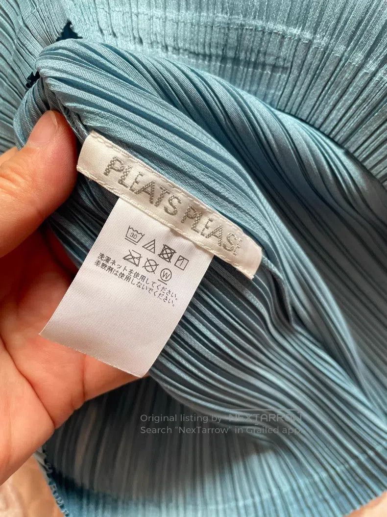 Issey Miyake Issey Miyake Gray-Blue Long Sleeve Size L / US 10 / IT 46 - 5 Thumbnail