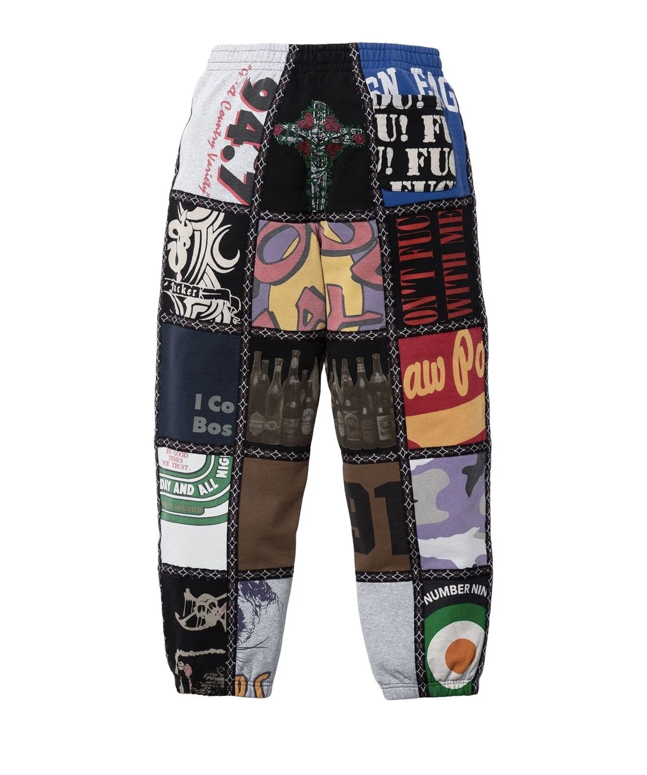 Number (N)ine × Supreme Supreme Number (N)ine Patchwork Sweatpant Size US 32 / EU 48 - 7 Thumbnail