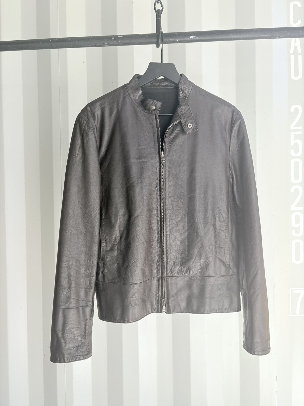 Gucci Leather Moto Jacket Gucci Tom Ford Era Chocolate Brown Size US S / EU 44-46 / 1 - 1 Thumbnail