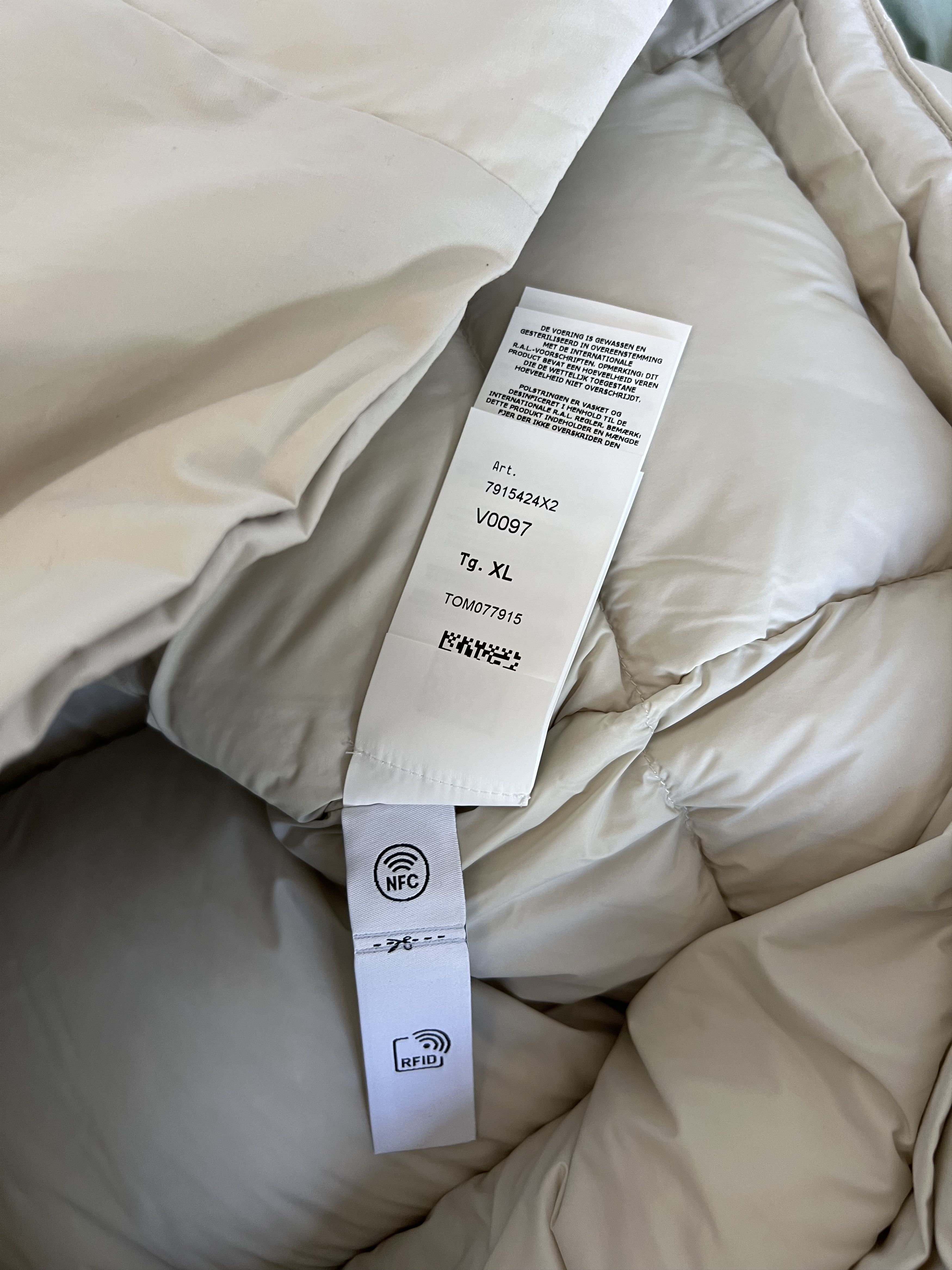 Stone Island Stone Island Marina Rubber Wax Poplin Down Coat in White Size US XL / EU 56 / 4 - 10 Thumbnail