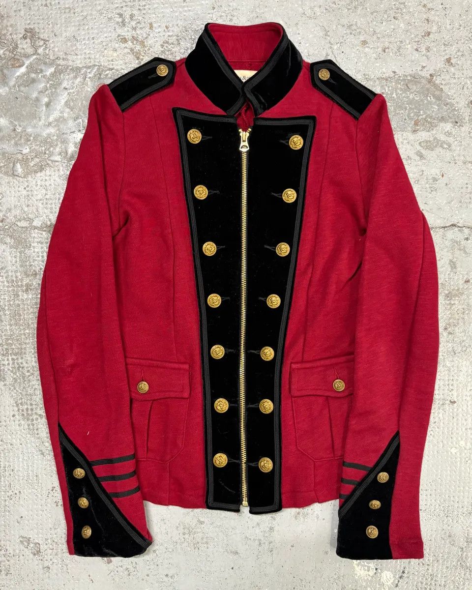 Polo Ralph Lauren Ralph Lauren Red Buttoned Officer Cardigan Sweater Size S / US 4 / IT 40 - 1 Thumbnail