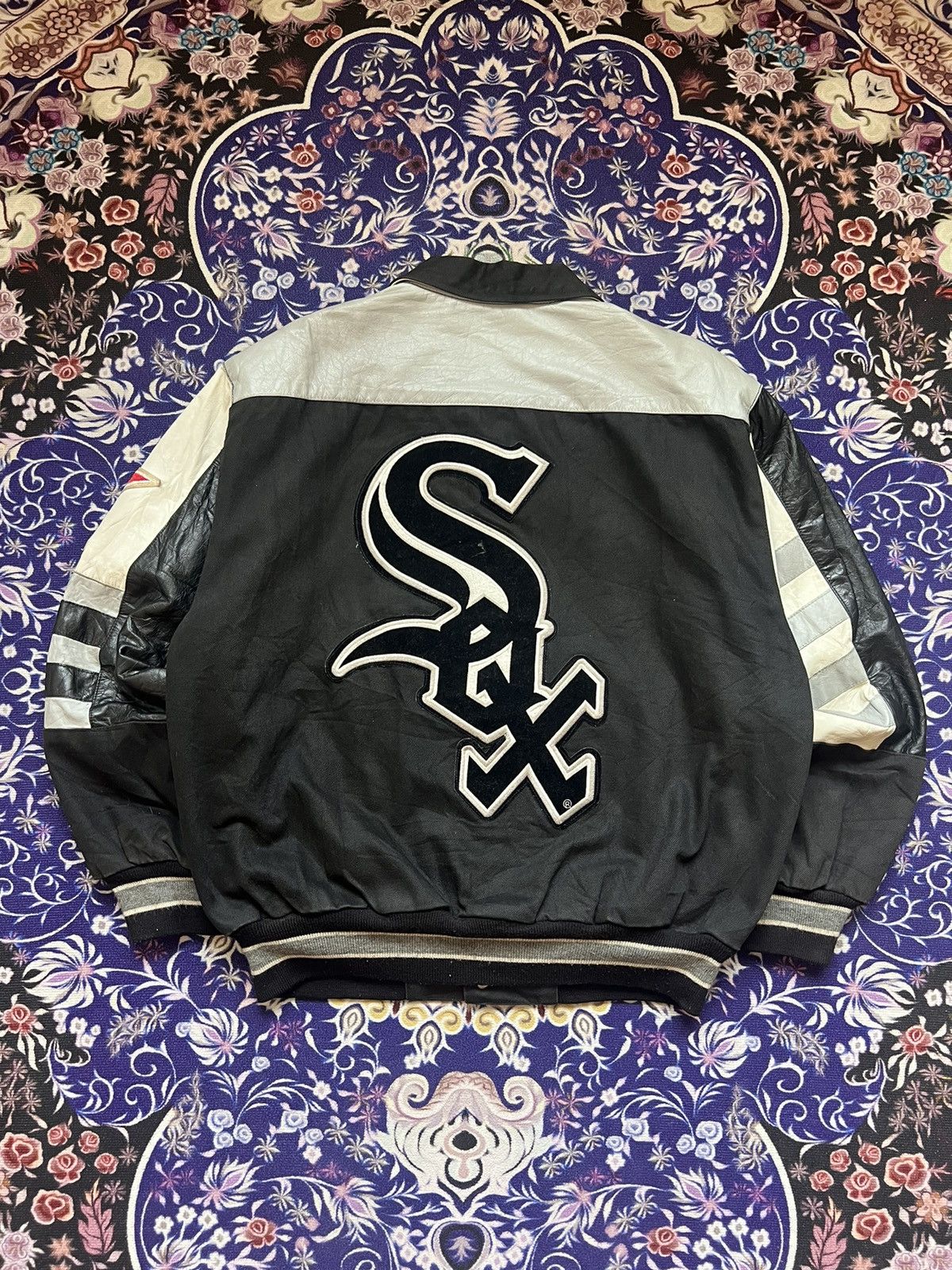 Jeff Hamilton Vintage 90s Jeff Hamilton Chicago White Sox MLB Leather Size US M / EU 48-50 / 2 - 1 Thumbnail