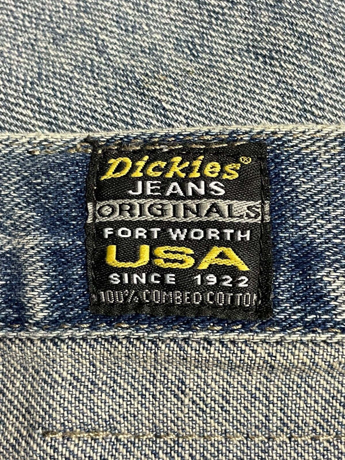 Dickies Vintage Dickies Fort Worth USA Blue Fade Wash Loose Straight Size US 32 / EU 48 - 12 Thumbnail