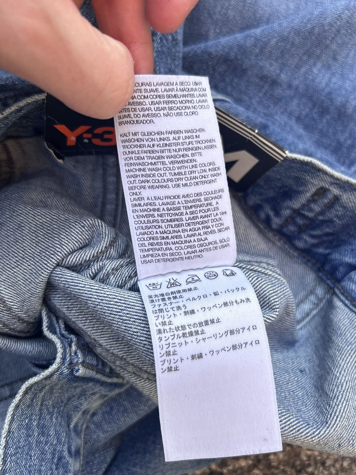Yohji Yamamoto Sample Y-3 adidas Yohji Yamamoto vintage denim jacket Size US M / EU 48-50 / 2 - 17 Thumbnail