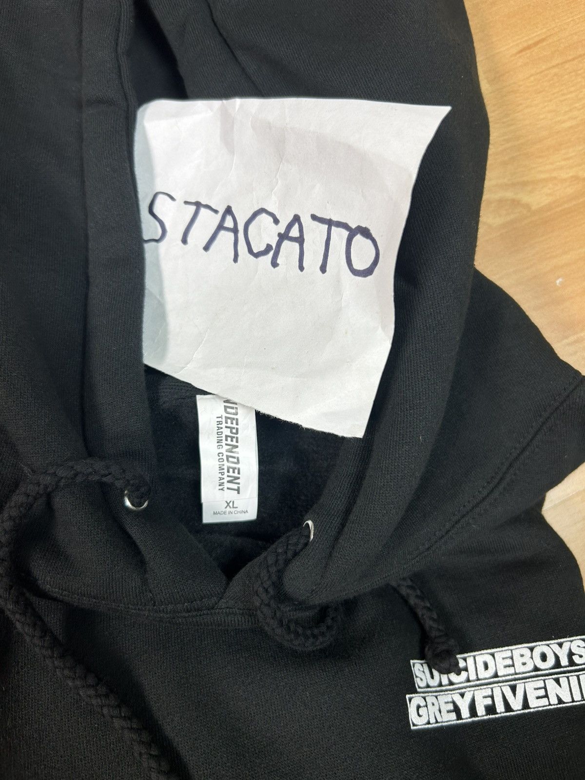 Rap Tees $UICIDEBOY$ G59 Tour Hoodie Black Size US XL / EU 56 / 4 - 3 Thumbnail