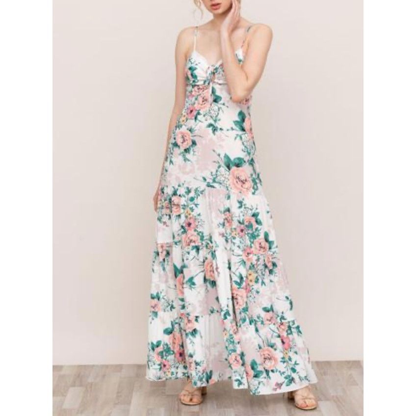 REVOLVE Yumi Kim Wild Rose White Key West Maxi Dress Size Small Size S / US 4 / IT 40 - 2 Thumbnail