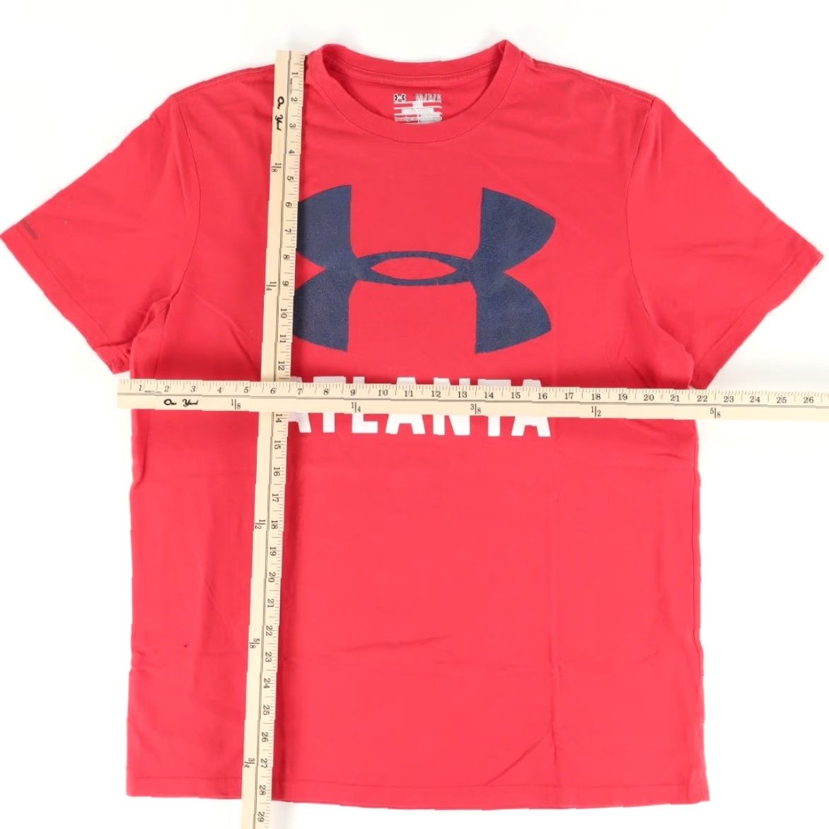 Under Armour Under Armour Atlanta Solid T-Shirt Red Men's L Size US L / EU 52-54 / 3 - 3 Thumbnail