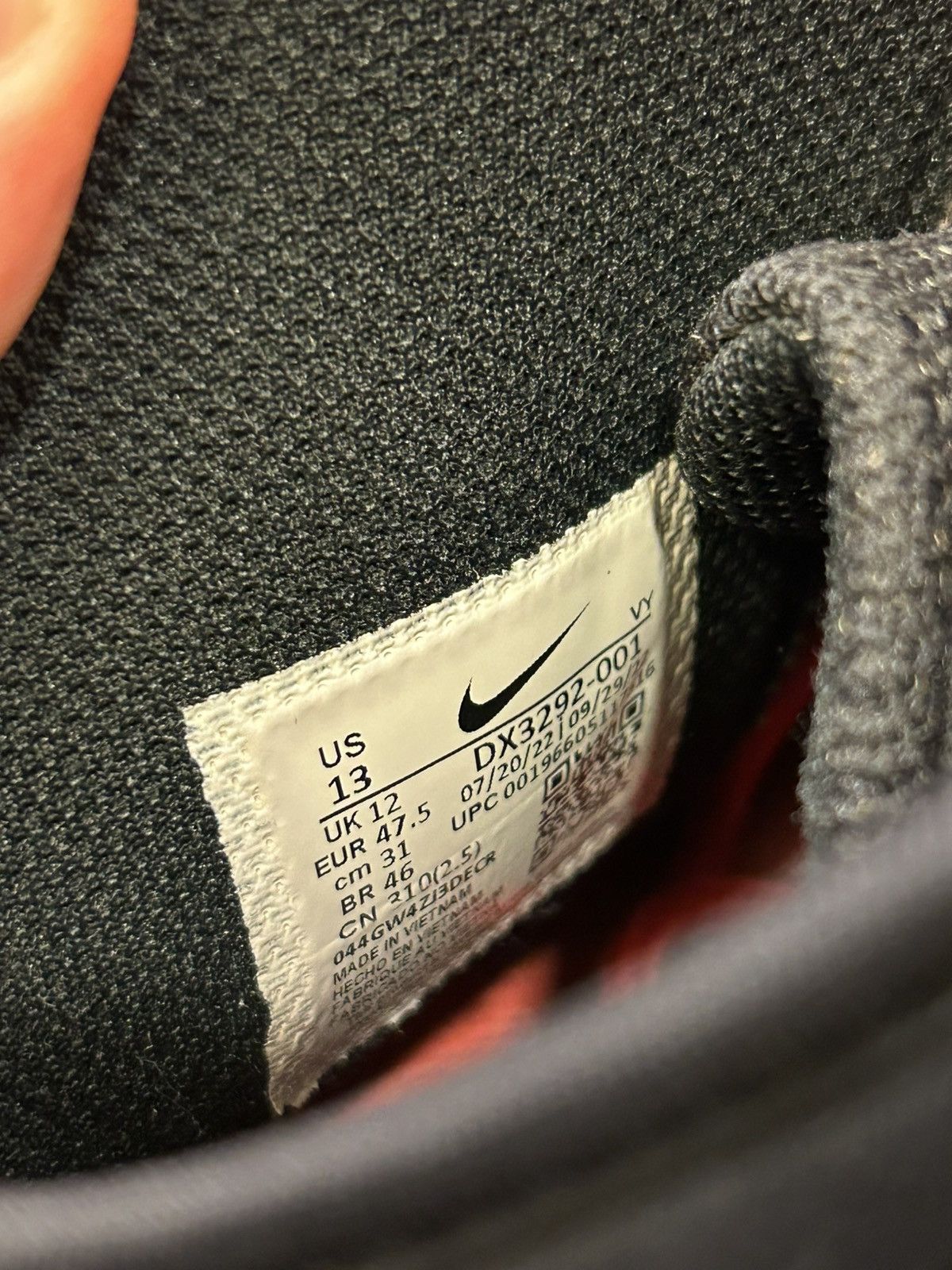 Nike × Supreme Nike Air Bakin SP ‘Supreme Black Gradient’ Size US 13 / EU 46 - 8 Thumbnail