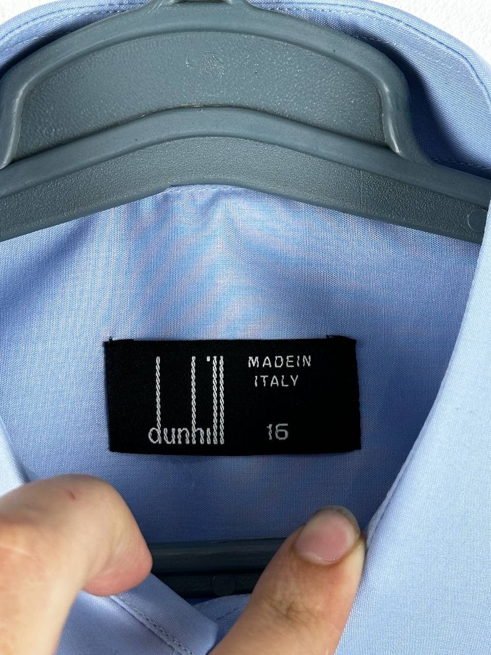 Alfred Dunhill × Vintage Vintage Alfred Dunhill Cotton Shirt Size US XL / EU 56 / 4 - 9 Thumbnail