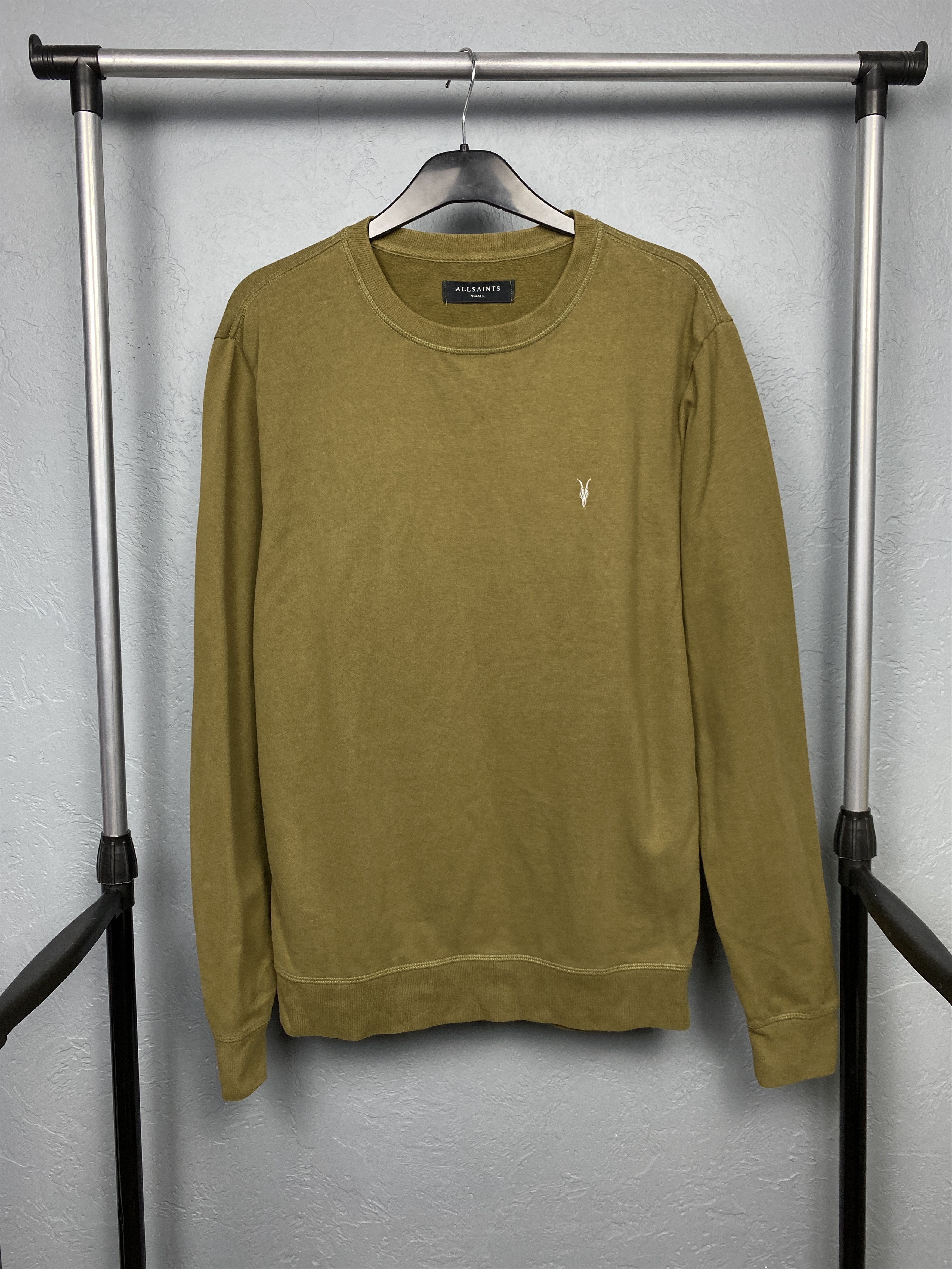 Allsaints × Vintage Allsaints Vintage Mens Aven Crew Neck Sweatshirt Size US S / EU 44-46 / 1 - 1 Thumbnail