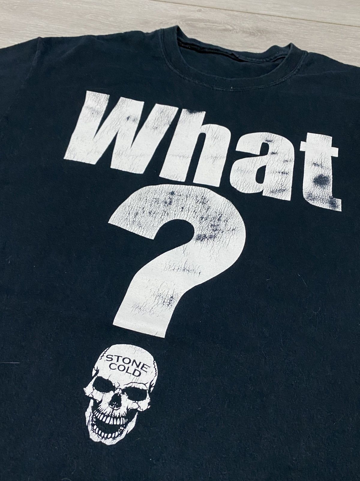WWF Vintage WWF STONE COLD What Wrestling Skull Tee Shirt Size US L / EU 52-54 / 3 - 3 Thumbnail