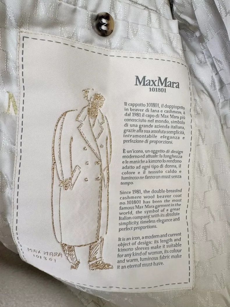 Max Mara Max Mara 101 801 Light Grey Coat Size M / US 6-8 / IT 42-44 - 4 Thumbnail