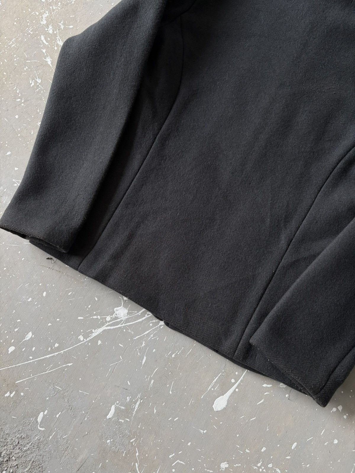 RIPVANWINKLE RIPVANWRINKLE Wool Dark Grey Zip-up Hoodie Sweatshirt Size US S / EU 44-46 / 1 - 13 Thumbnail