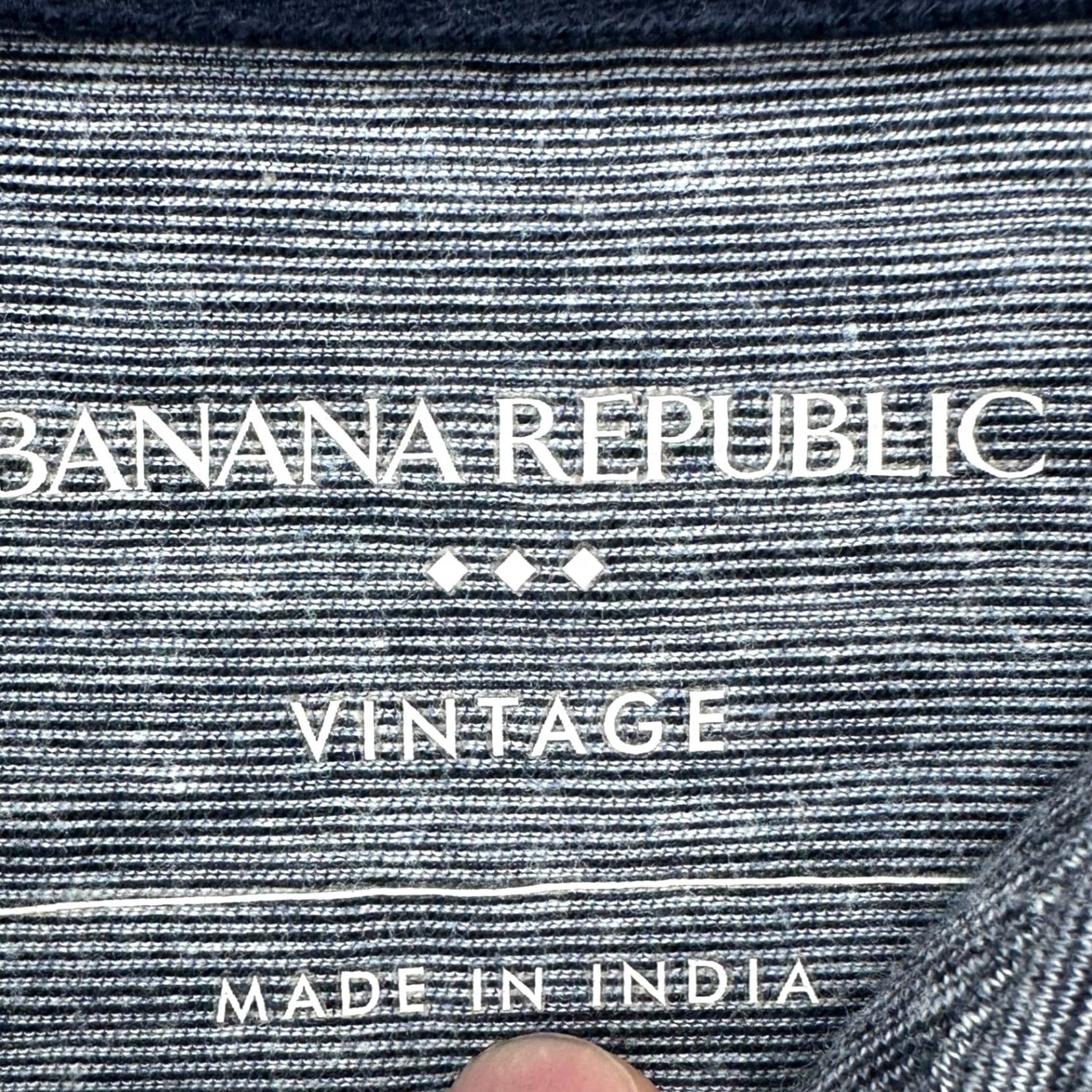 Banana Republic Banana Republic Men Polo Shirt XL Blue Short Sleeve Casual Rugby Cotton Size US XL / EU 56 / 4 - 4 Thumbnail
