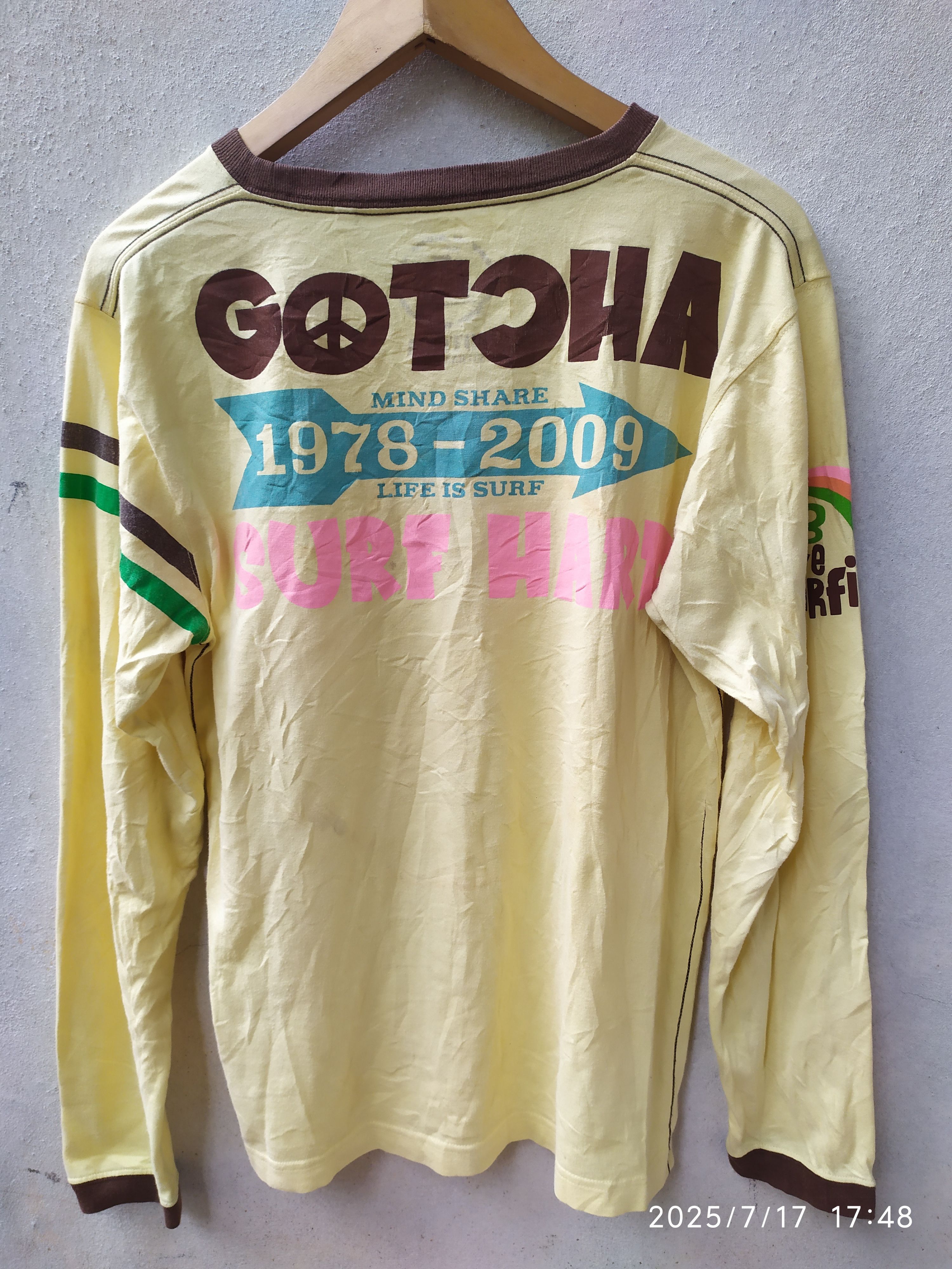 If Six Was Nine Y2K GOTCHA long sleeve shirt Size US L / EU 52-54 / 3 - 2 Thumbnail