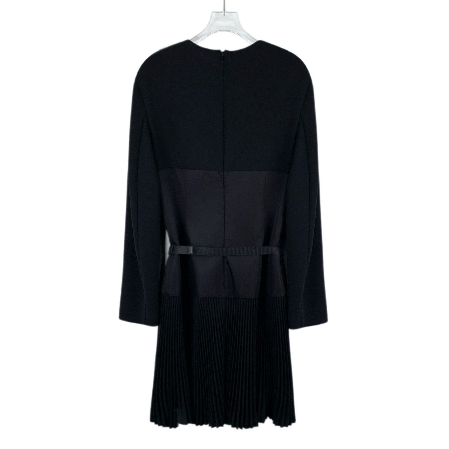 Prada Prada Triangle Logo Knit Dress Black (38S) Size S / US 4 / IT 40 - 2 Thumbnail