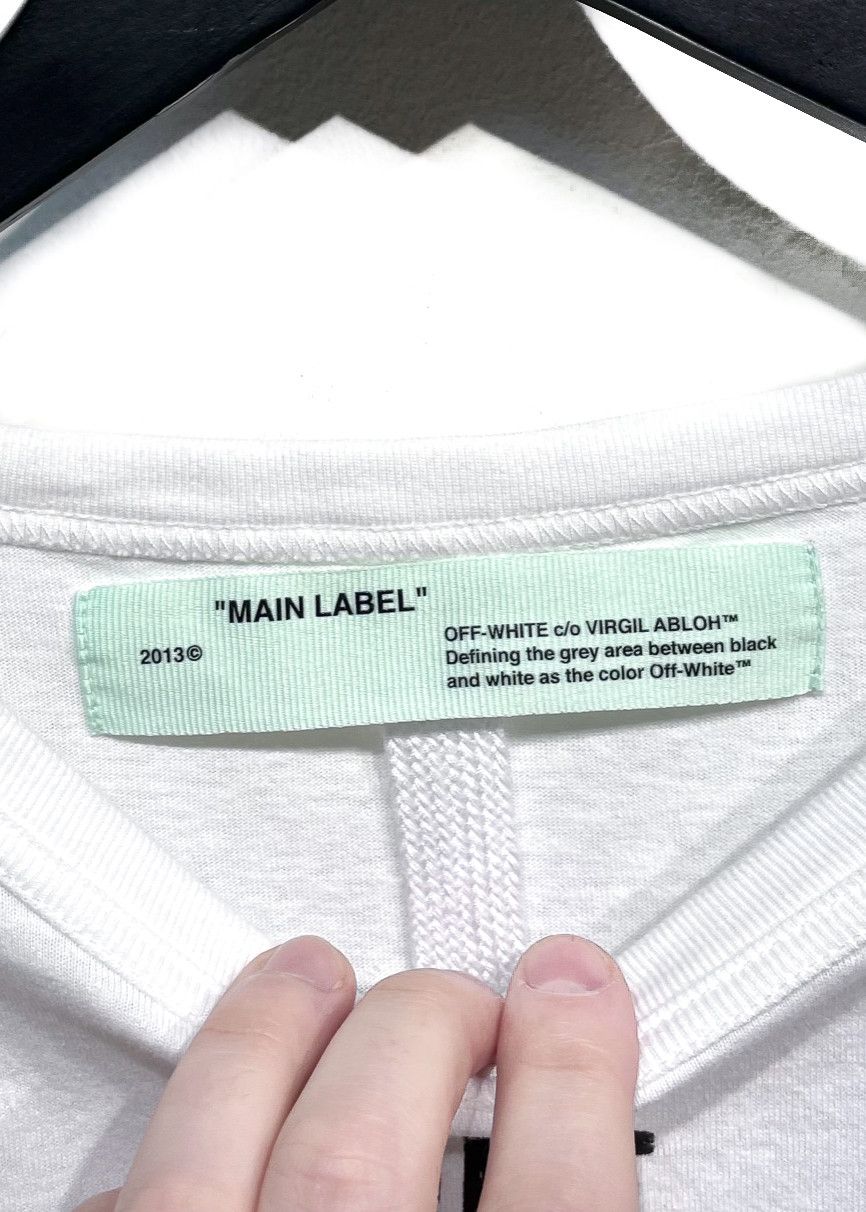 Off-White Off-white White Paint Brushed Heavy Duty Tee Size US M / EU 48-50 / 2 - 6 Thumbnail