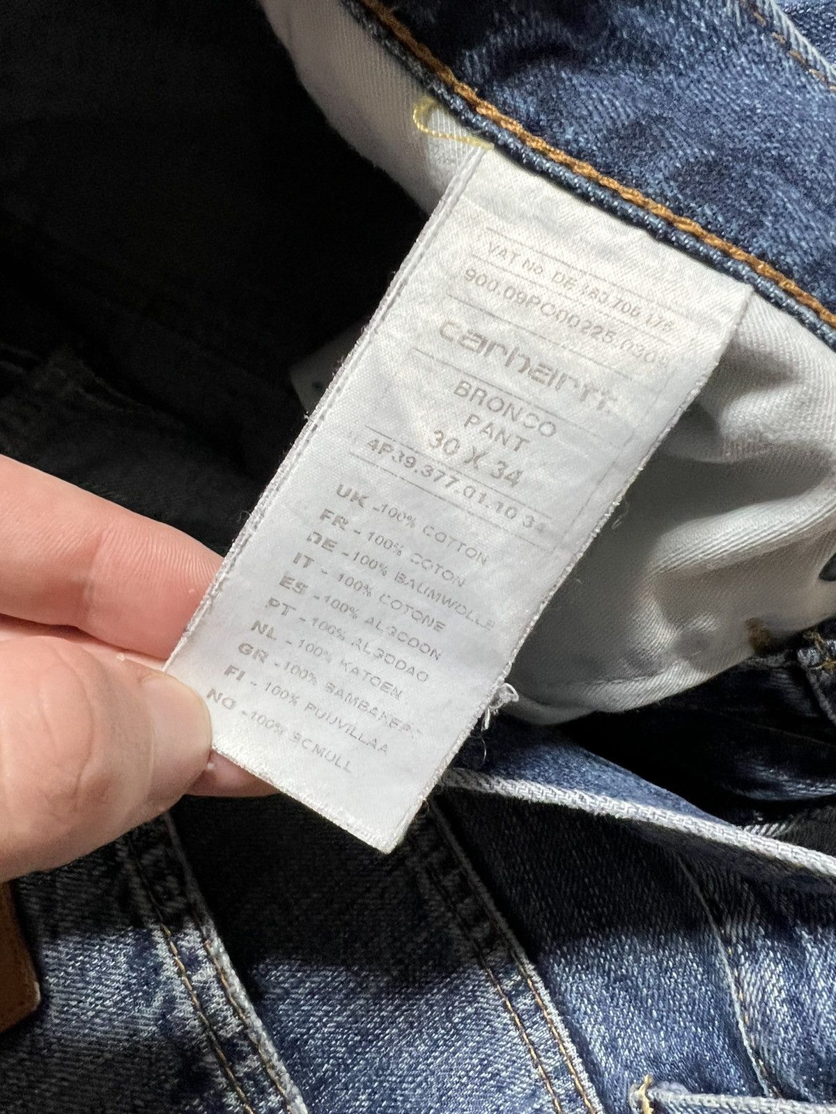 Carhartt Vintage Y2k Carhartt 💙 Bronco Denim Jeans Pants 00’s Size US 30 / EU 46 - 14 Thumbnail