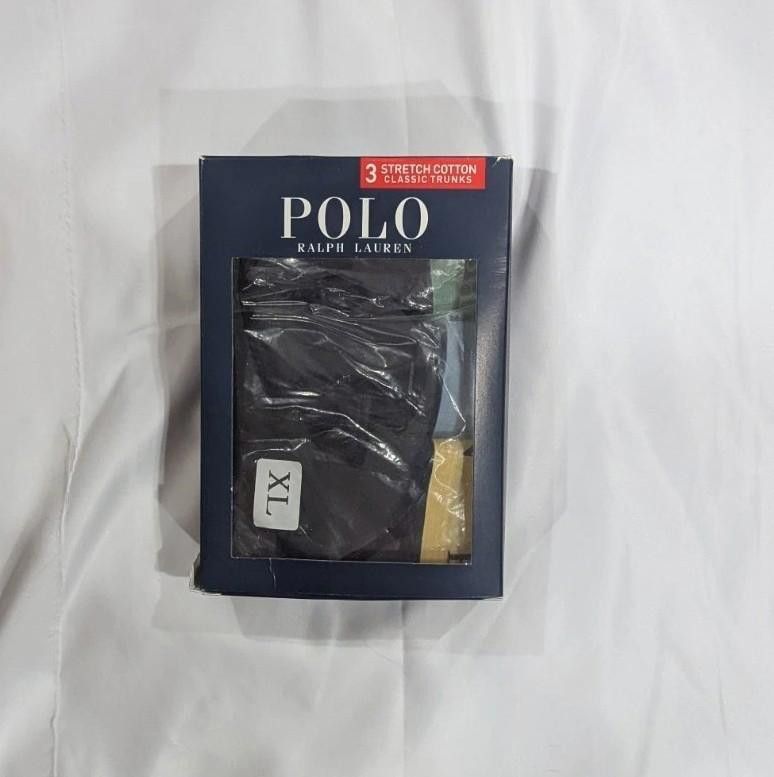 Polo Ralph Lauren 3 Pairs Of Ralph Lauren Stretch Cotton Classic Trunks L/XL Size ONE SIZE - 3 Thumbnail