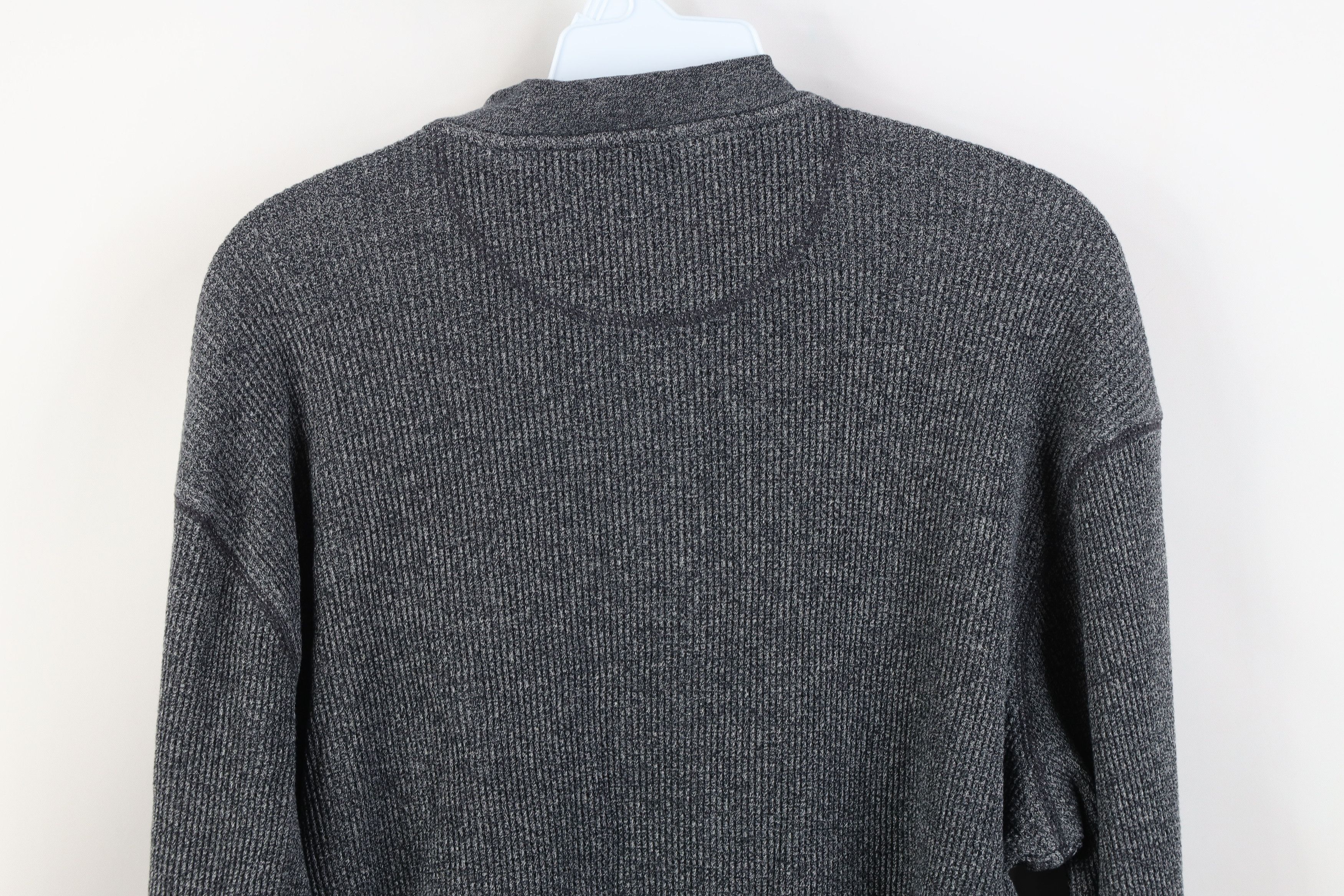Vintage Vintage 90s Y2K Streetwear Knit Long Sleeve Henley T-Shirt Size US L / EU 52-54 / 3 - 10 Thumbnail
