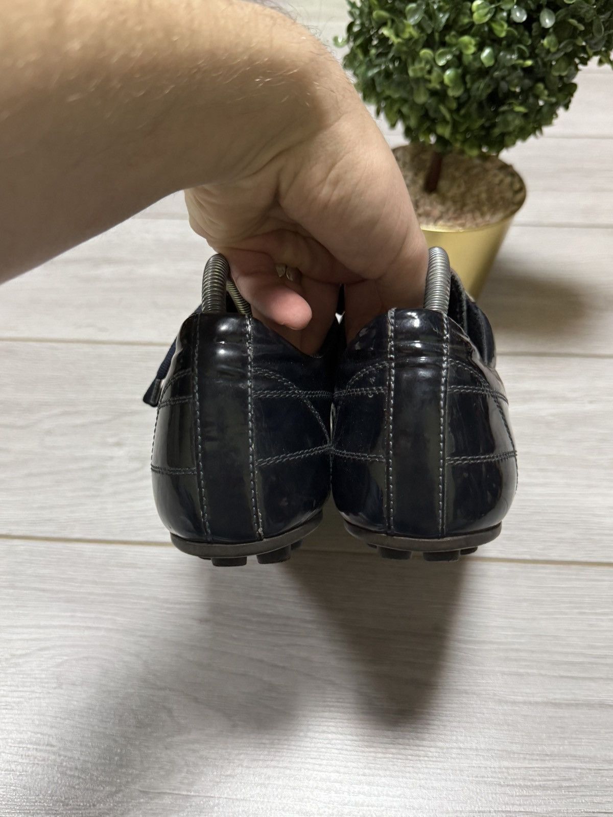 Dirk Bikkembergs Bikkembergs dark blue lacquered sneakers shoes Size US 8 / EU 41 - 4 Thumbnail