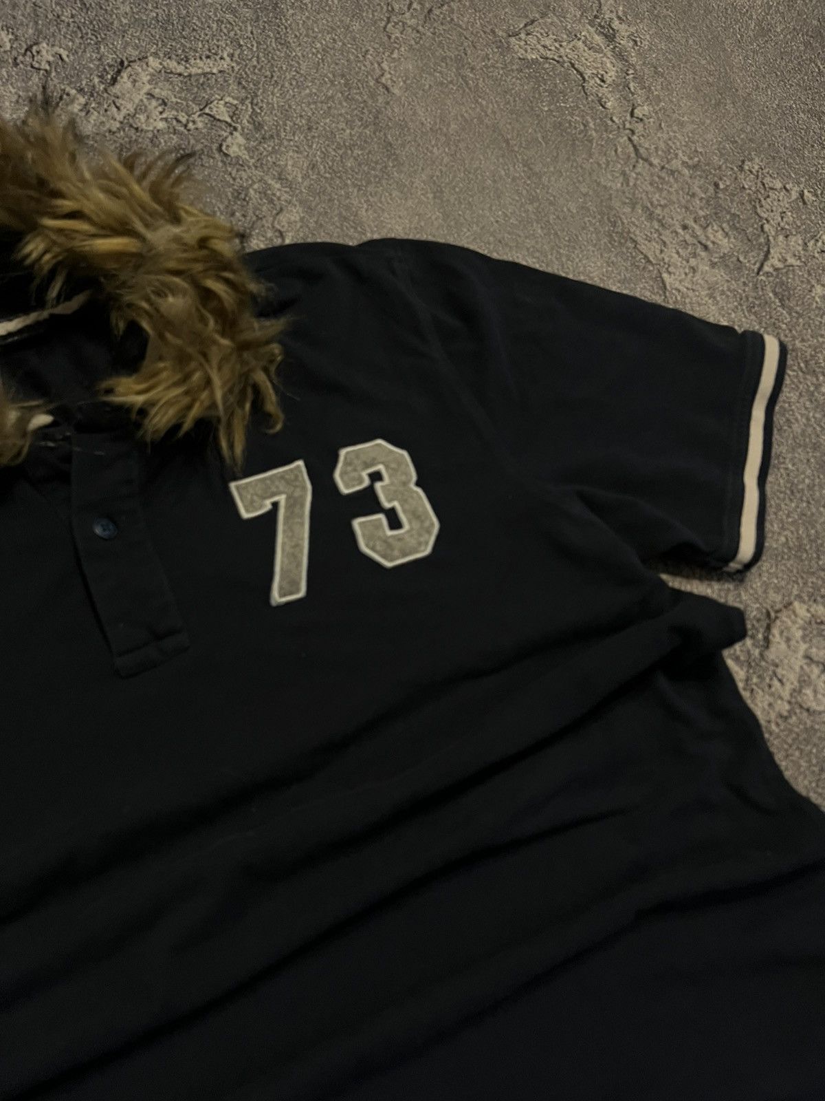 Vintage RARE Vintage Y2K T-Shirt With Fur Avan Archive Style Glam Size US L / EU 52-54 / 3 - 3 Thumbnail