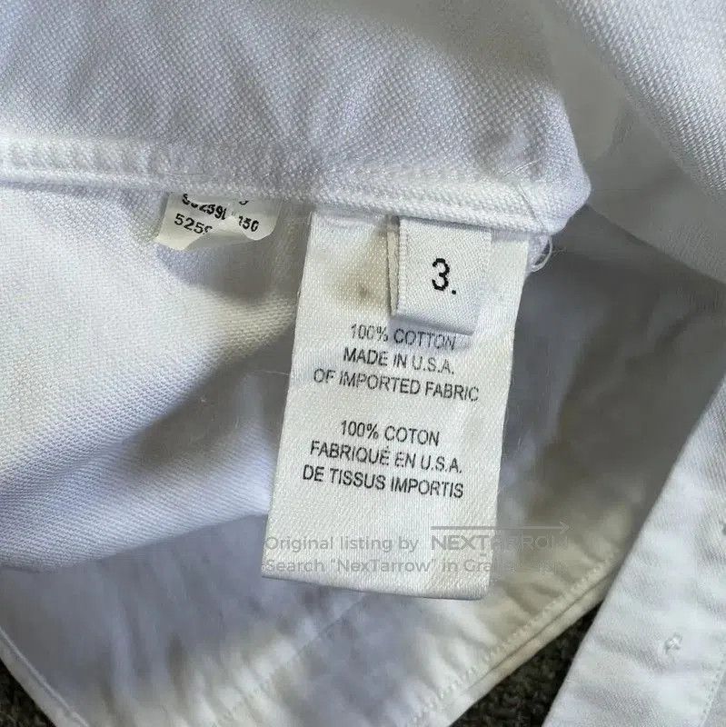 Thom Browne Thom Browne White Long Sleeve Shirt for Men . Size US XXL / EU 58 / 5 - 5 Thumbnail
