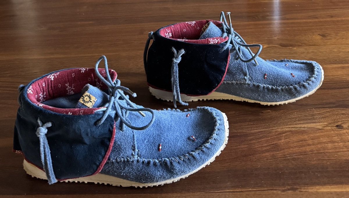 Visvim Visvim FBT Blue Suede Sneakers | Grailed