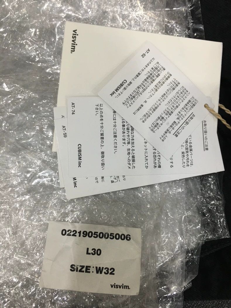 Visvim VISVIM 21AW ICT CMYK W32 L30 16D27 BLACK DMGD 27 Ruined was Size US 32 / EU 48 - 6 Thumbnail