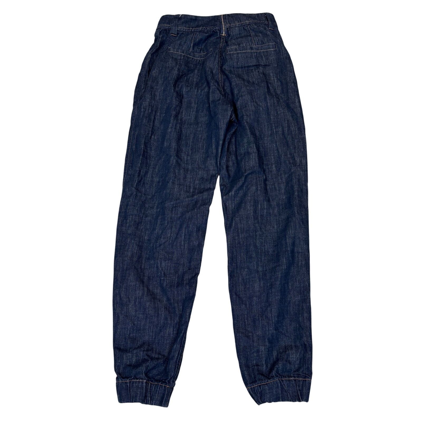 Brunello Cucinelli Brunello Cucinelli HR Pleated Dark Denim Trousers Pants 2 Size 26" / US 2 / IT 38 - 3 Thumbnail