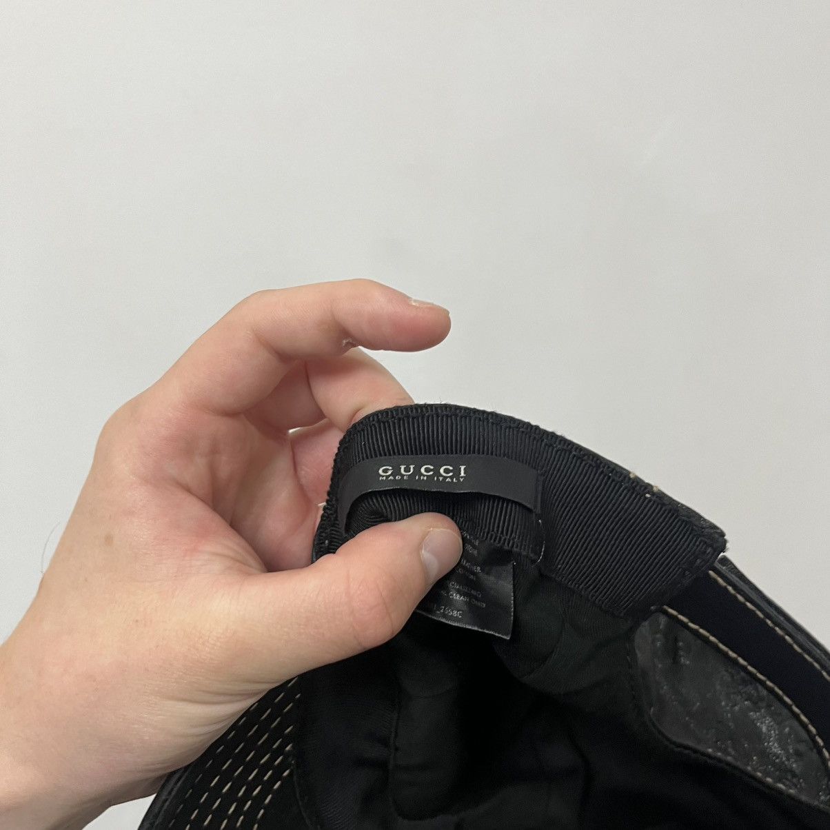 Gucci Gucci Cap Monogram Leather Size ONE SIZE - 7 Thumbnail