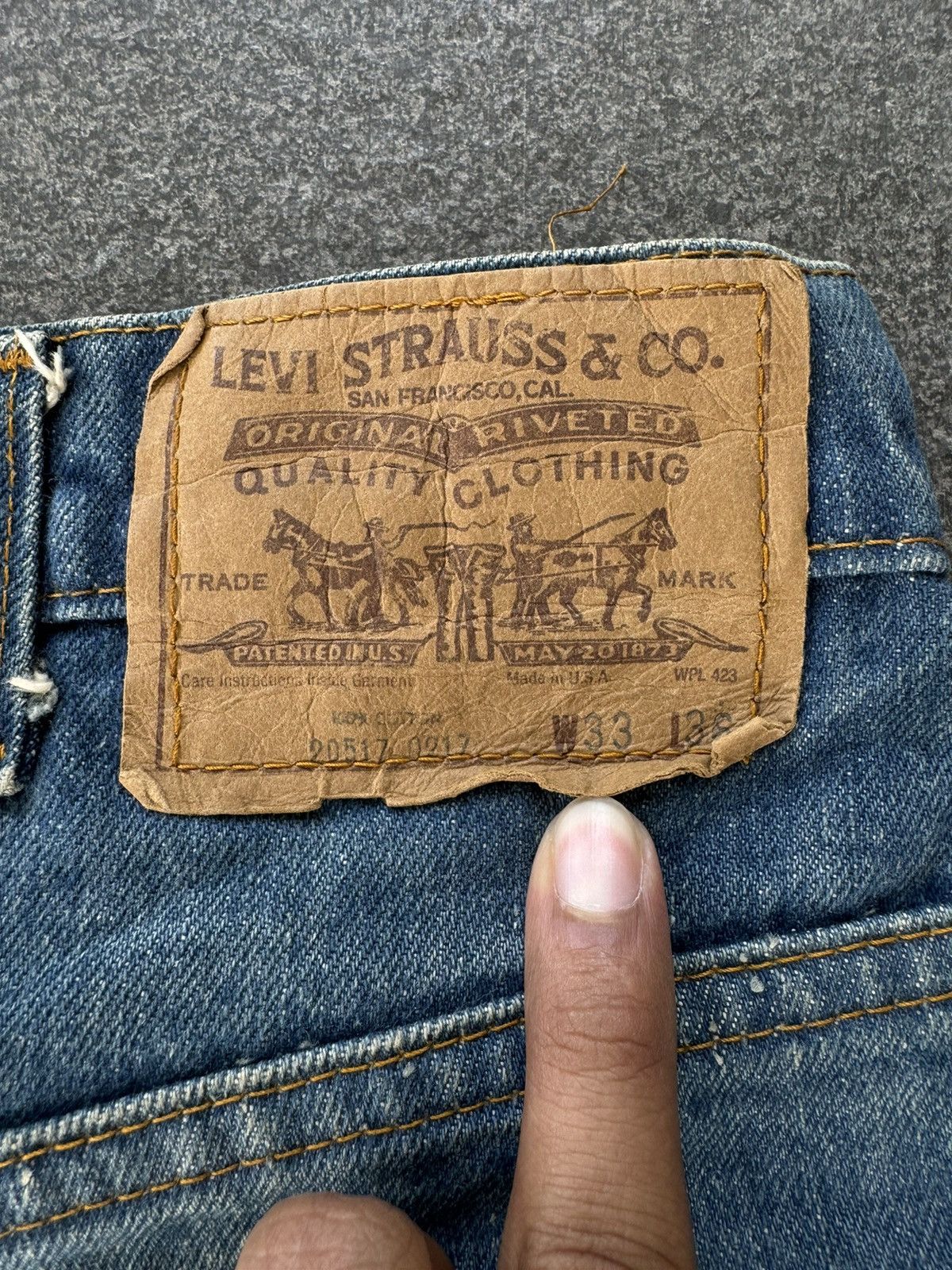 Levi's Vintage 70s Levi’s 517 Orange Tab 42Talon Flare Jeans Size US 31 - 13 Thumbnail
