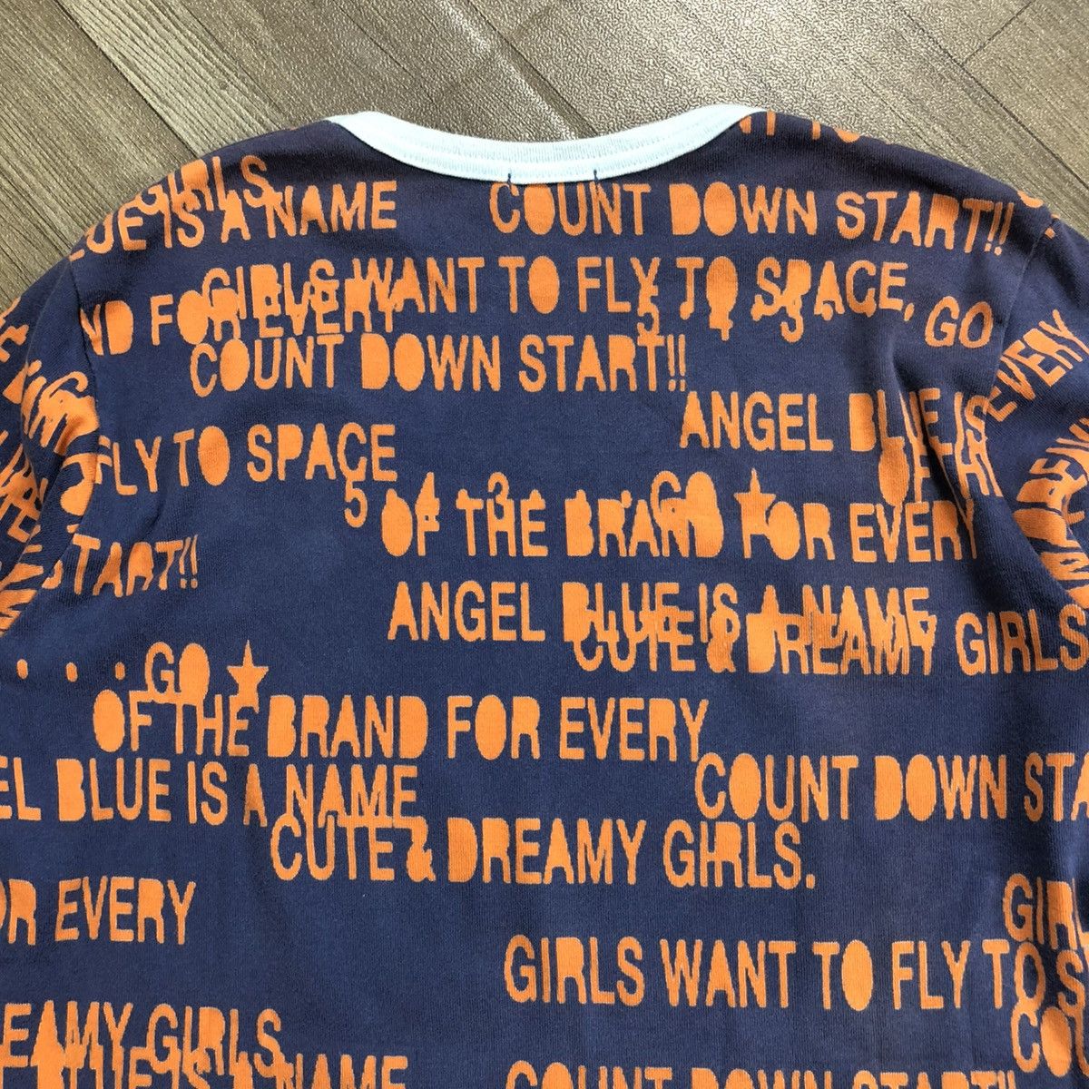 Angel Blue × Hysteric Glamour × Japanese Brand 2000s Angel Blue Iconic Design Poem Goa LGB Long Slevee Size S / US 4 / IT 40 - 10 Thumbnail