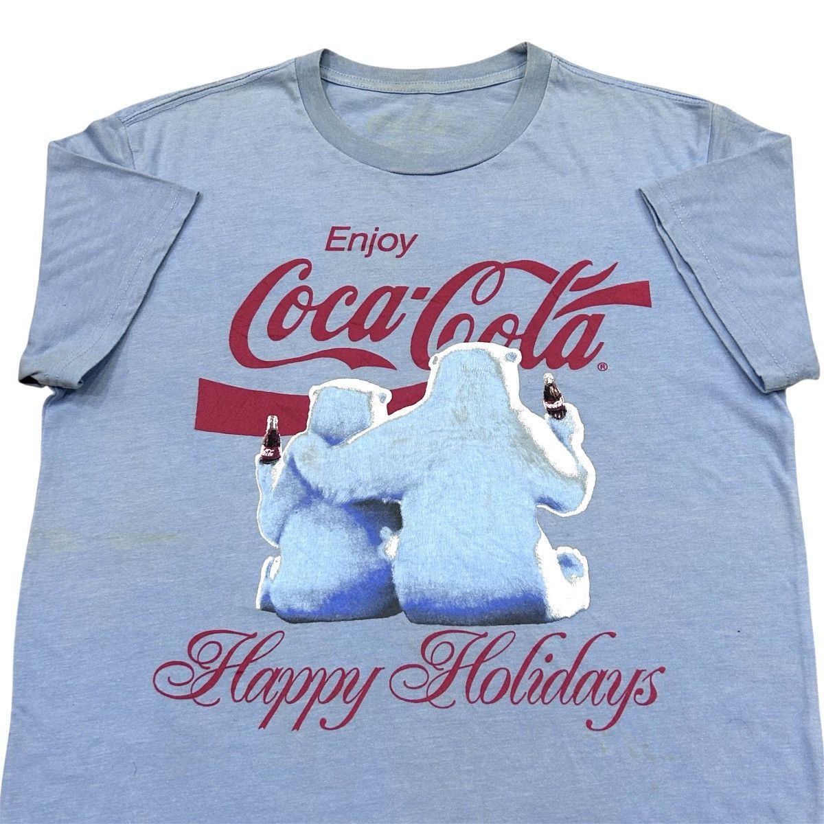 Coca Cola Coca Cola Bear Coke Drink Promo Tshirt Size US M / EU 48-50 / 2 - 2 Thumbnail