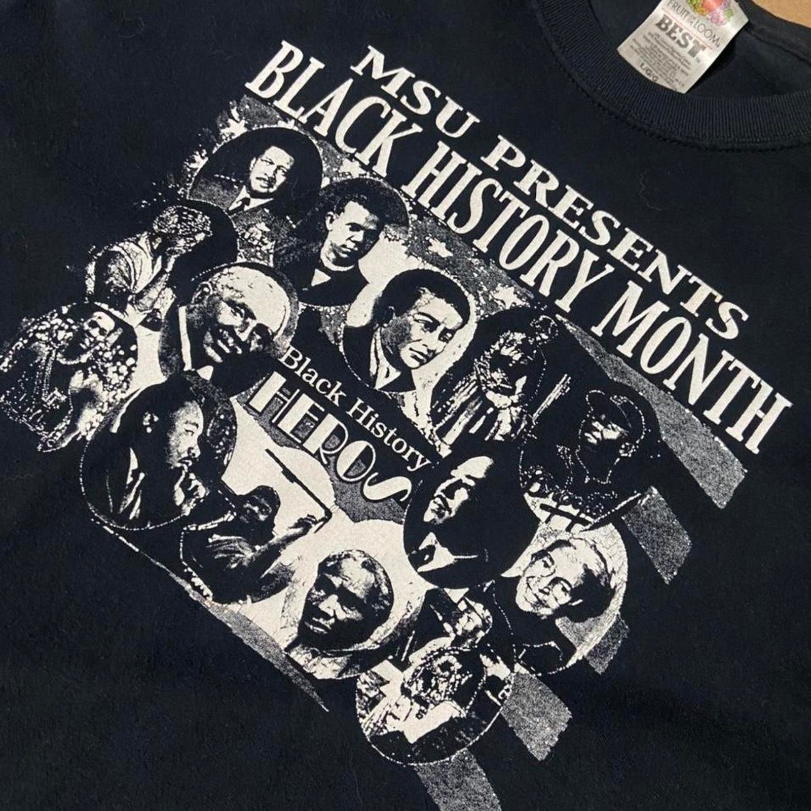 Fruit Of The Loom Y2k black history month tee FOTL Size US L / EU 52-54 / 3 - 3 Thumbnail