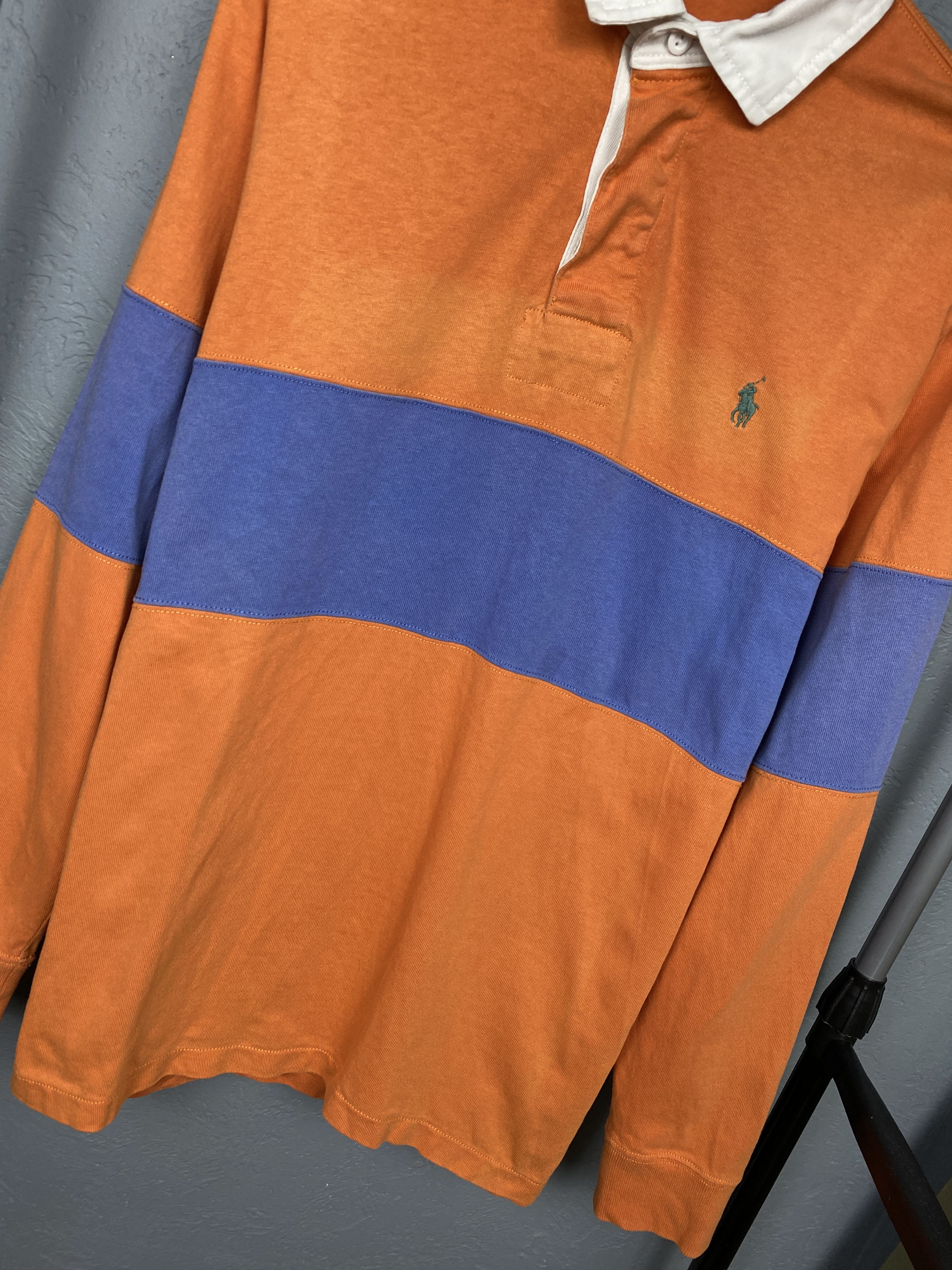 Polo Ralph Lauren × Ralph Lauren Polo Ralph Lauren Vintage Mens Rugby Long Sleeve Polo Shirt Size US M / EU 48-50 / 2 - 4 Thumbnail