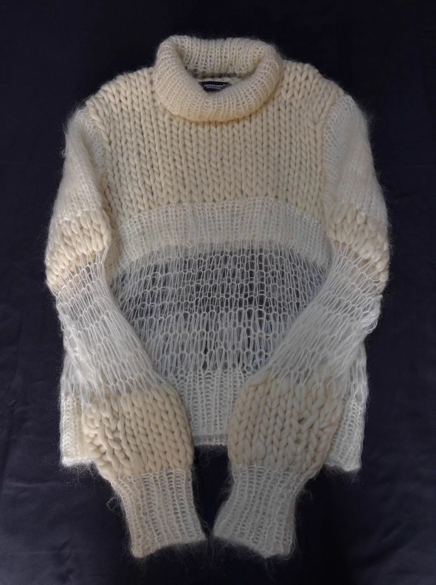 Undercover Undercover Patchwork Knit Sweater Stretchy Size M / US 6-8 / IT 42-44 - 7 Thumbnail