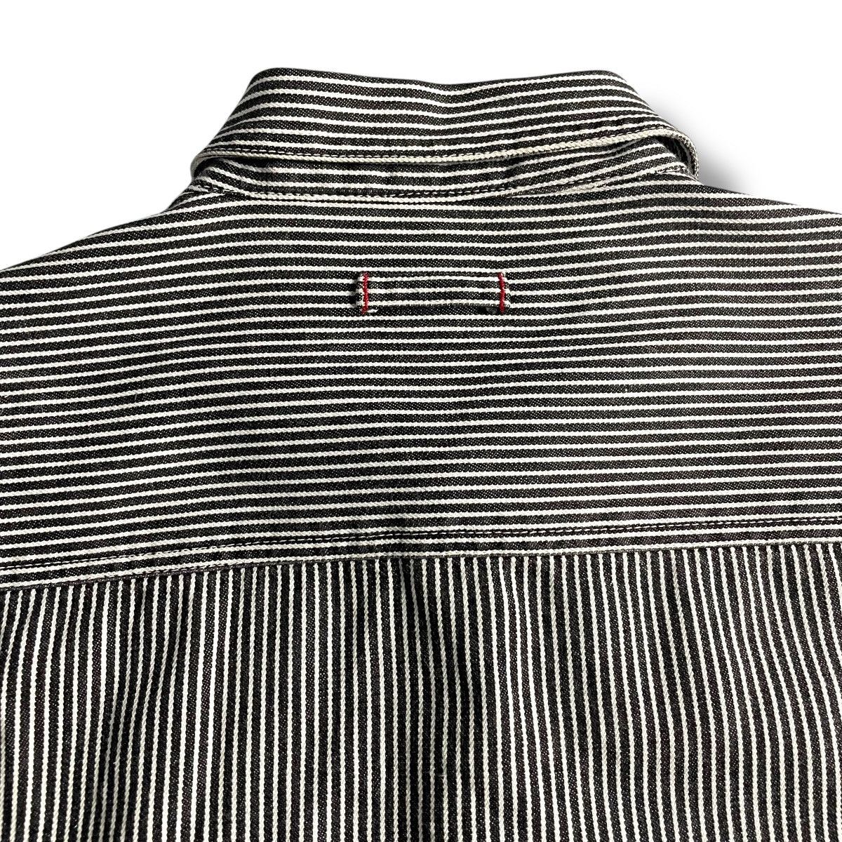 Kapital 🇯🇵 NEVER SEEN THING STRIPES HICKORY JACKET Size US M / EU 48-50 / 2 - 11 Thumbnail