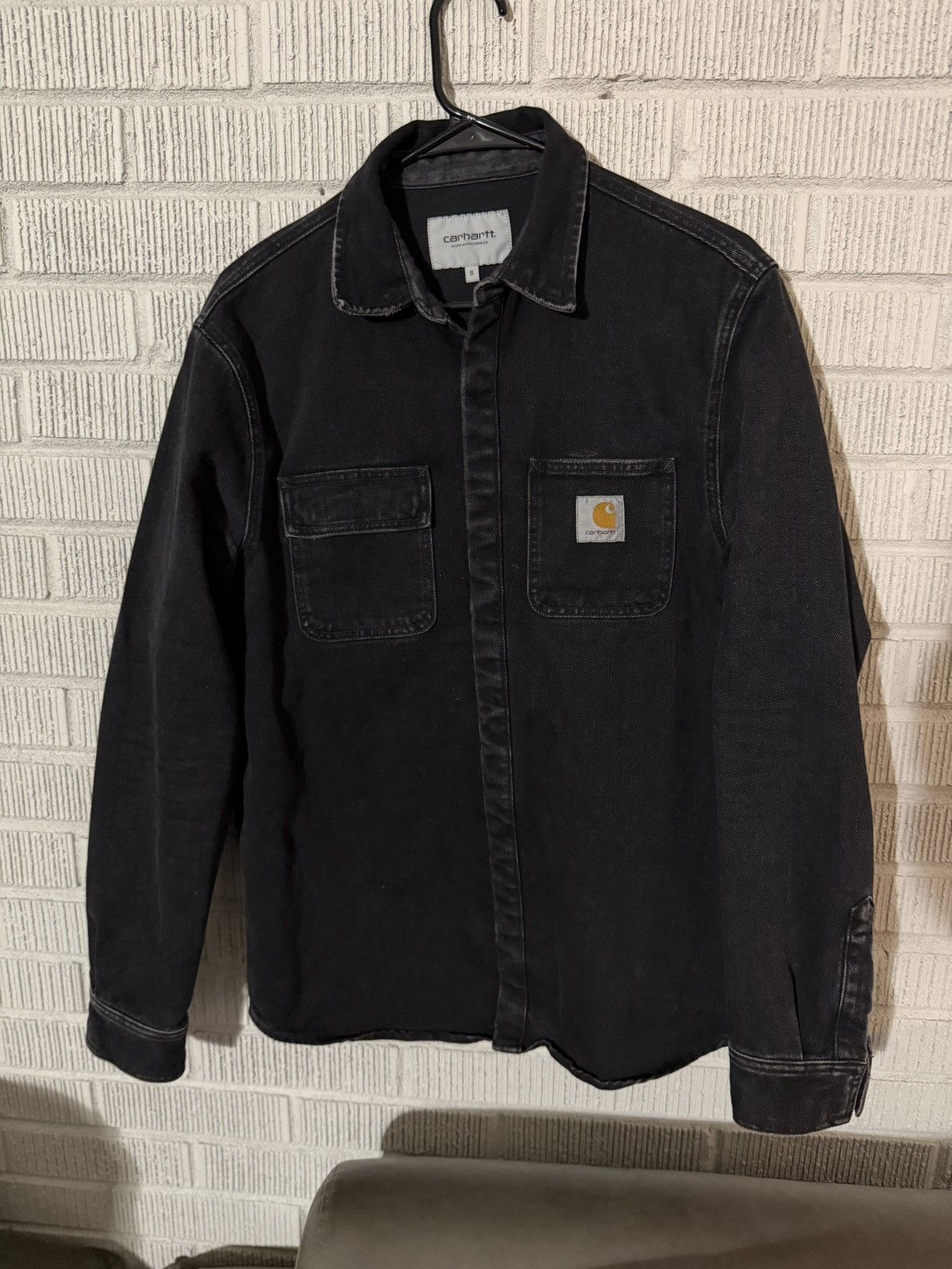 Carhartt Wip Salinac Shirt Jacket Black Denim Size US S / EU 44-46 / 1 - 2 Thumbnail