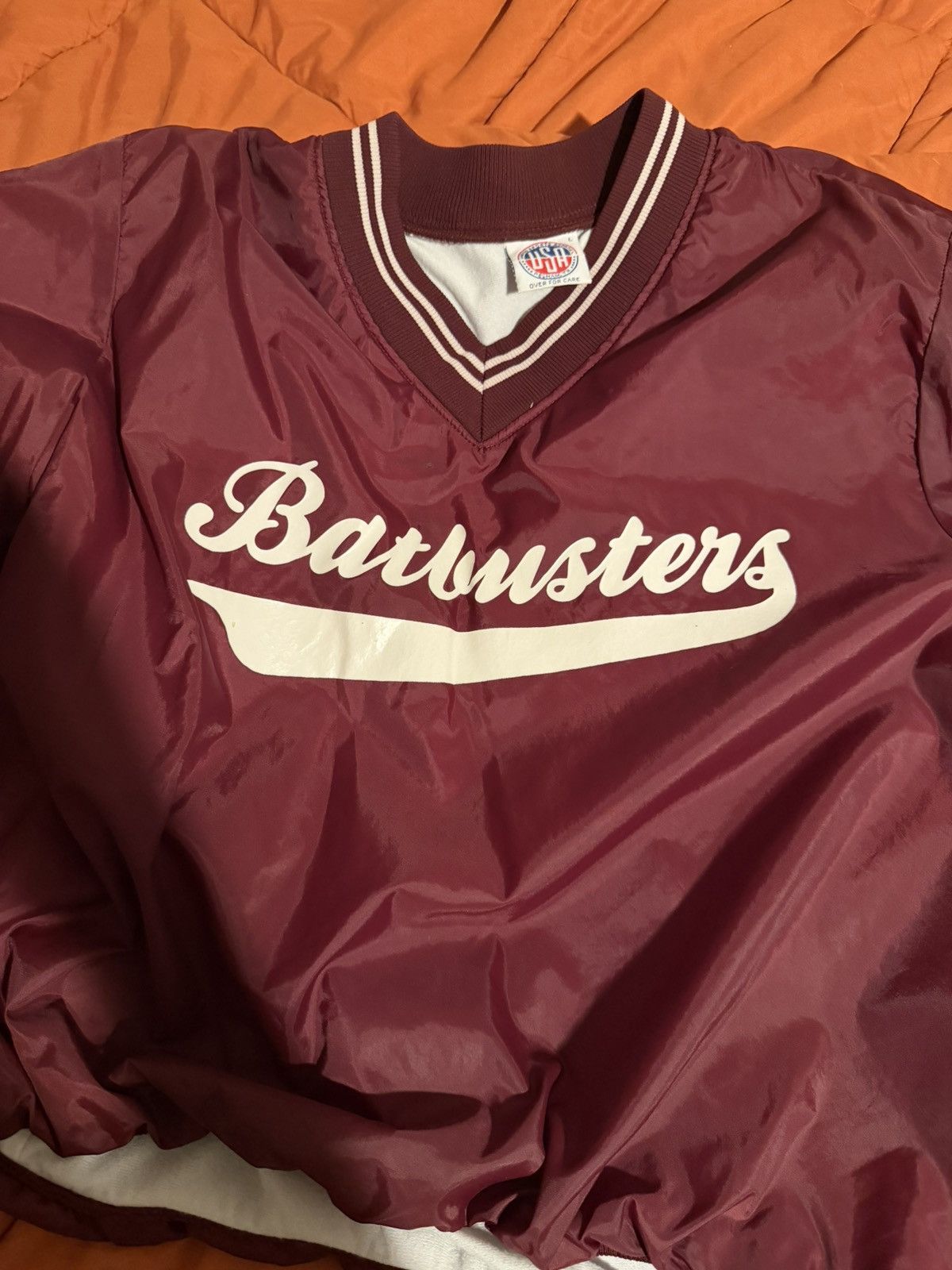 Other Vintage Batbusters Nylon Pullover Batting Jacket Size L / US 10 / IT 46 - 2 Thumbnail