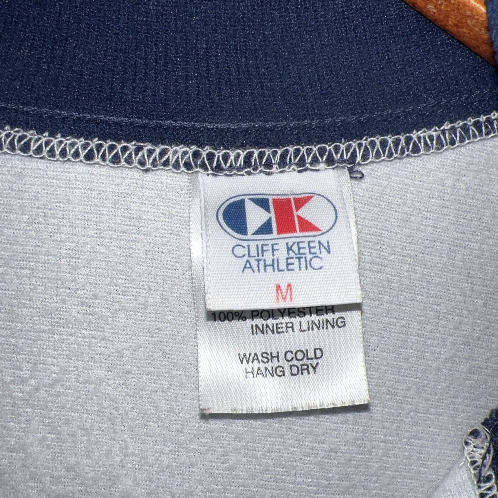 KEEN VTG Cliff Keen Athletic Blue Half Zip Nylon Jacket Mens M USA Windbreaker Jacket Size US M / EU 48-50 / 2 - 3 Thumbnail