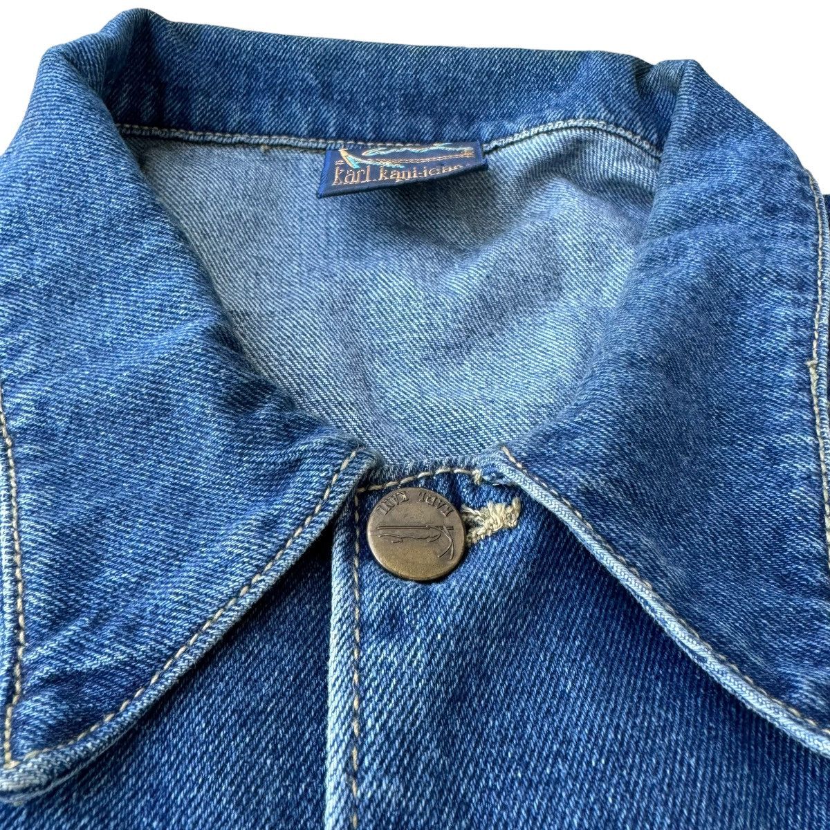 Karl Kani × Makaveli Vintage Karl Kani Jeans Button-up Jean Denim Jacket Tupac Size US L / EU 52-54 / 3 - 5 Thumbnail