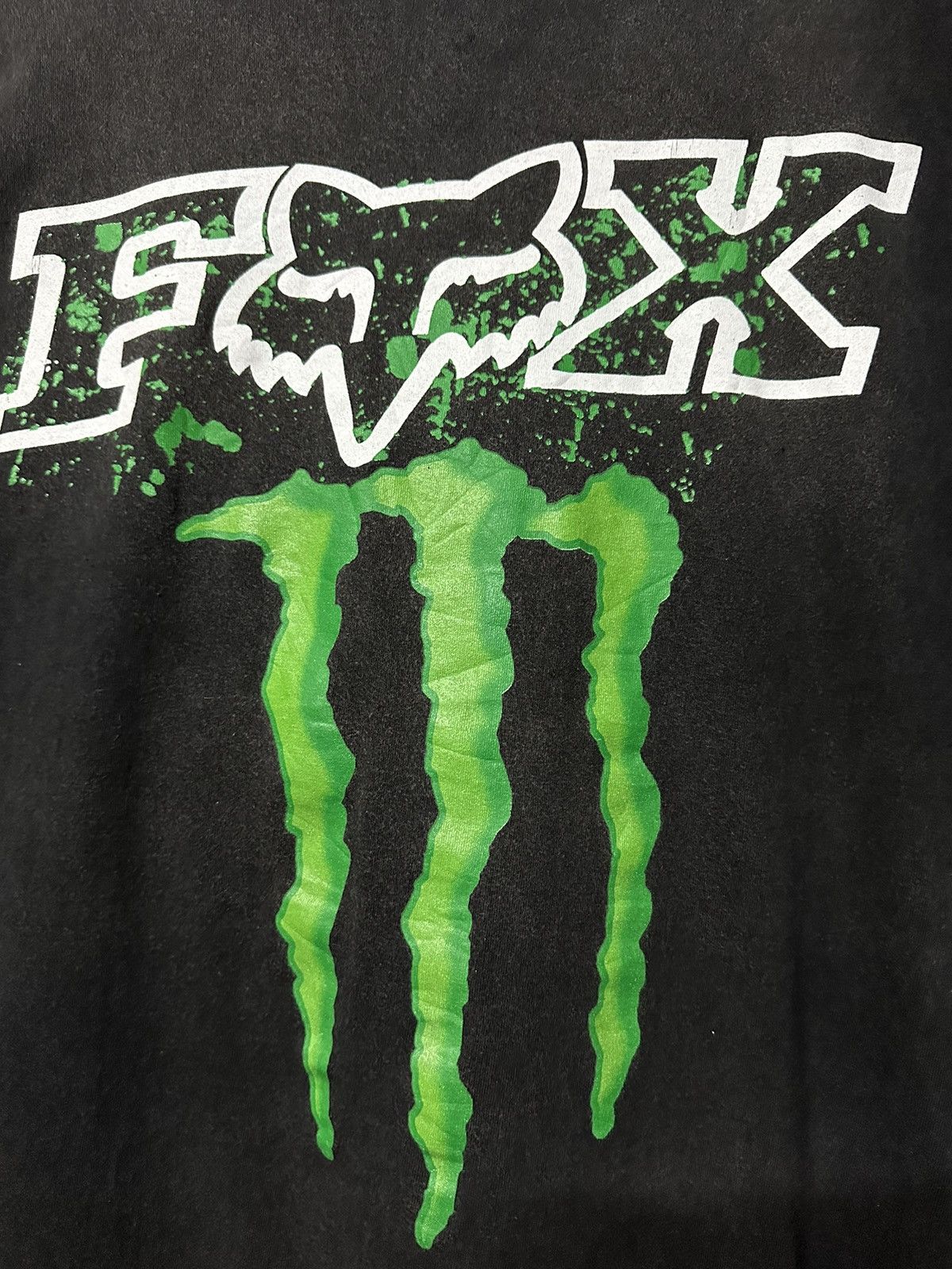 Fox Racing × Vintage Vintage Fox Monster Racing Sun Faded Tee Size US XL / EU 56 / 4 - 2 Thumbnail