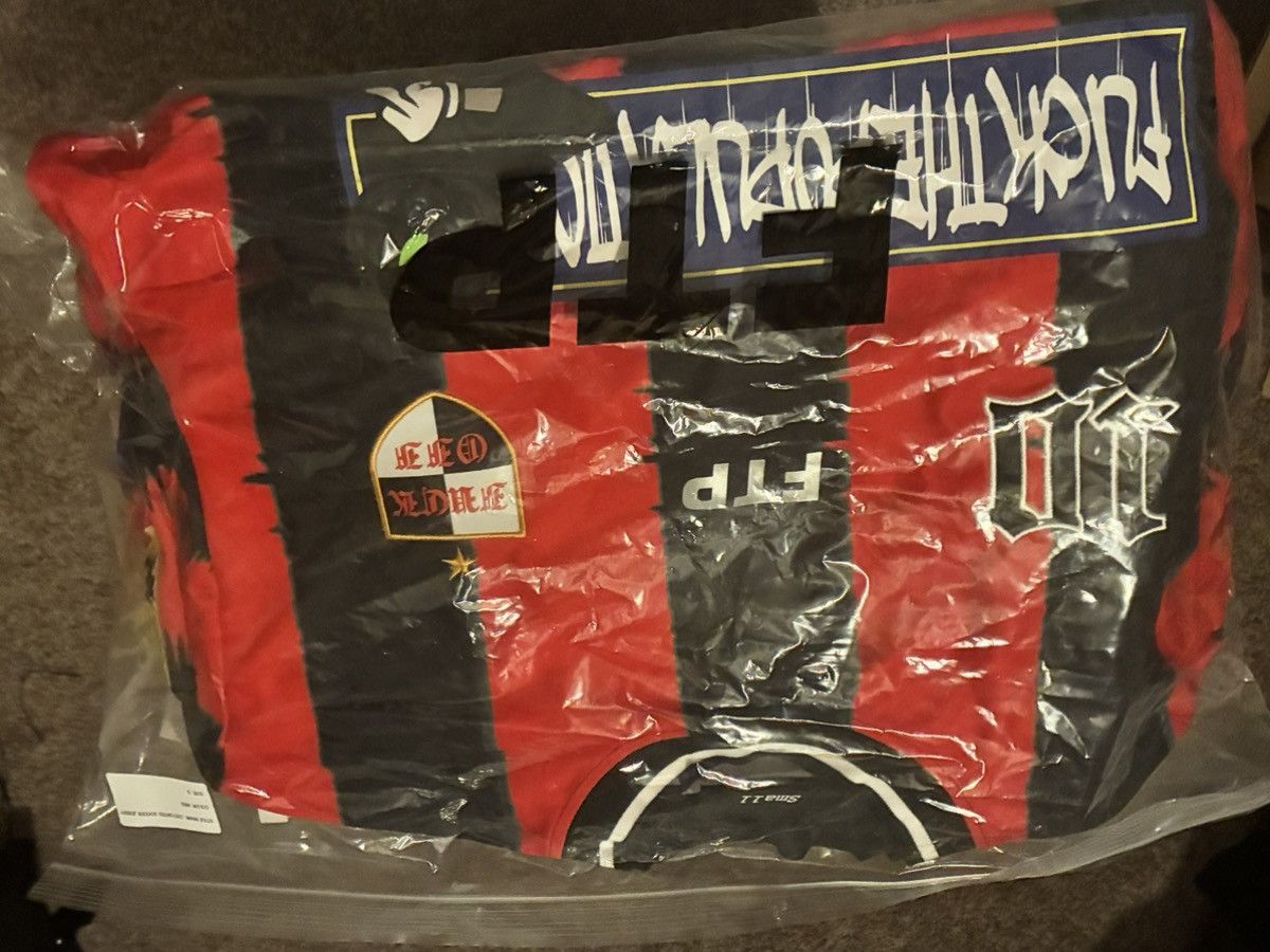 Fuck The Population New FTP Blurred Vision Soccer Jersey - Small Size US S / EU 44-46 / 1 - 1 Thumbnail