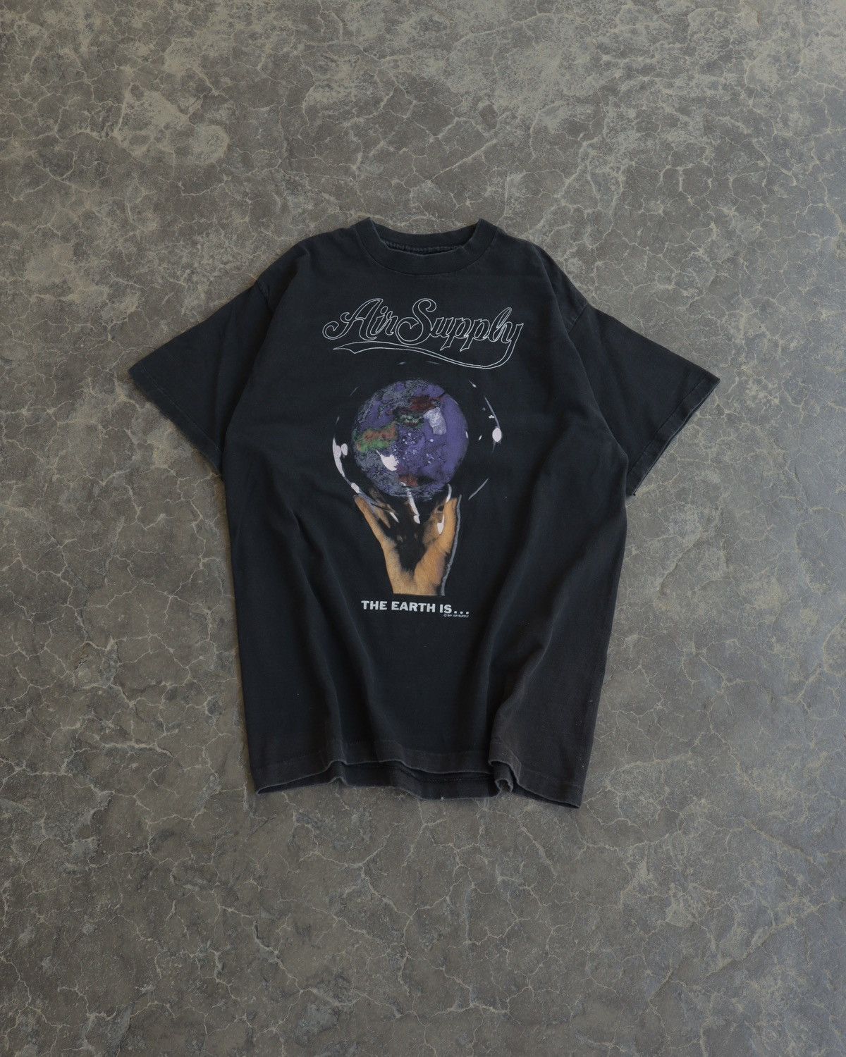 Band Tees Vintage 90s Air Supply Band Fade Black Archive World Tee Size US XL / EU 56 / 4 - 2 Thumbnail