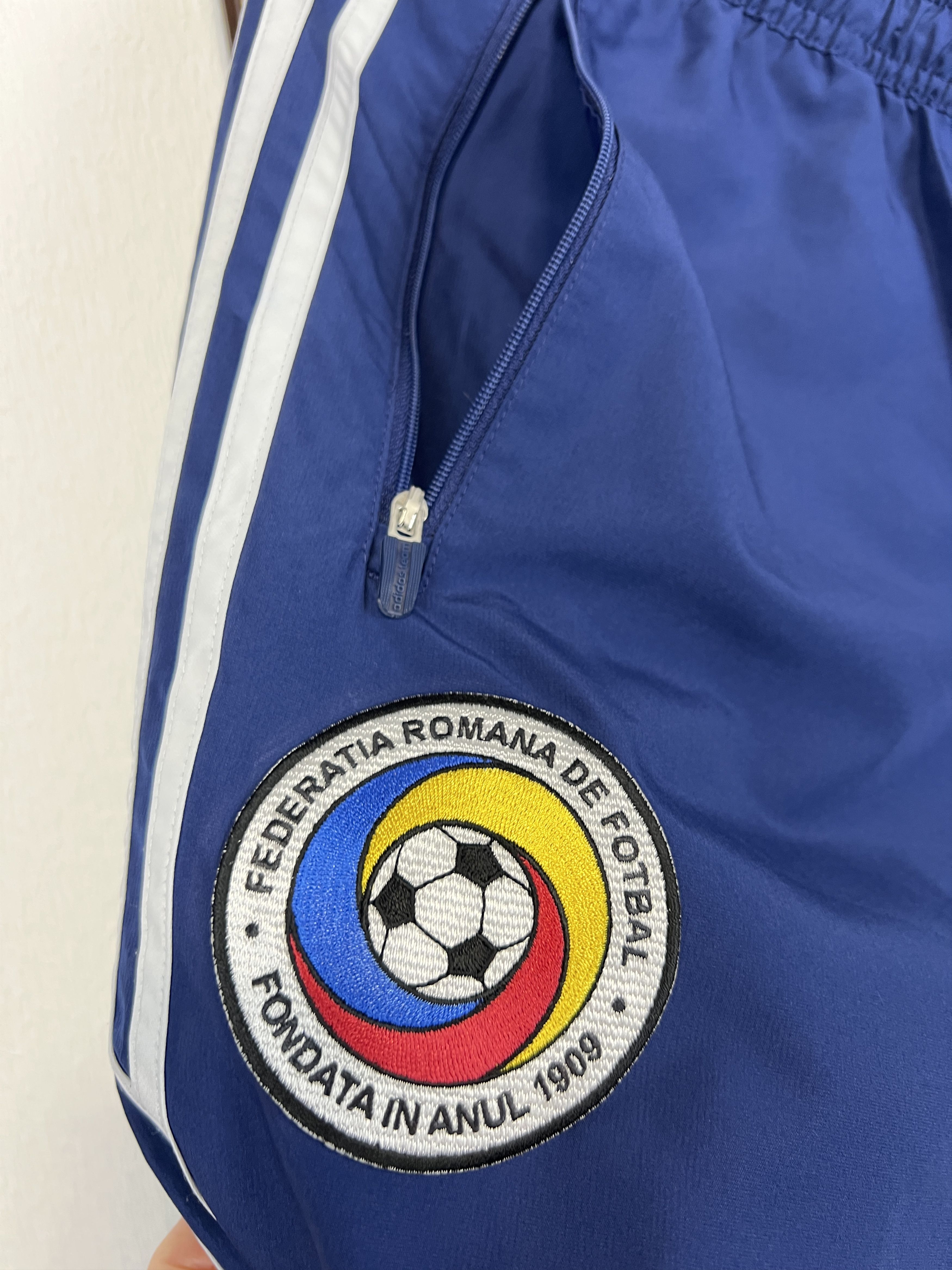 Adidas Vintage Romania Football Suit Soccer Track Set Jacket Pants Size US S / EU 44-46 / 1 - 10 Thumbnail