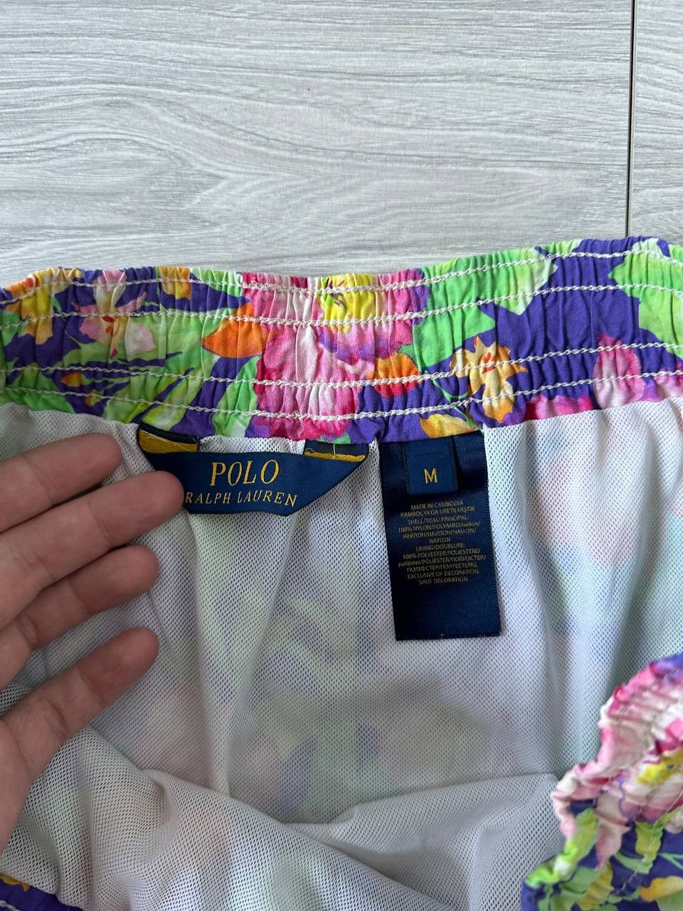 Vintage Polo Shorts Ralph Lauren Nylon Swim Shorts Size US 34 / EU 50 - 6 Thumbnail