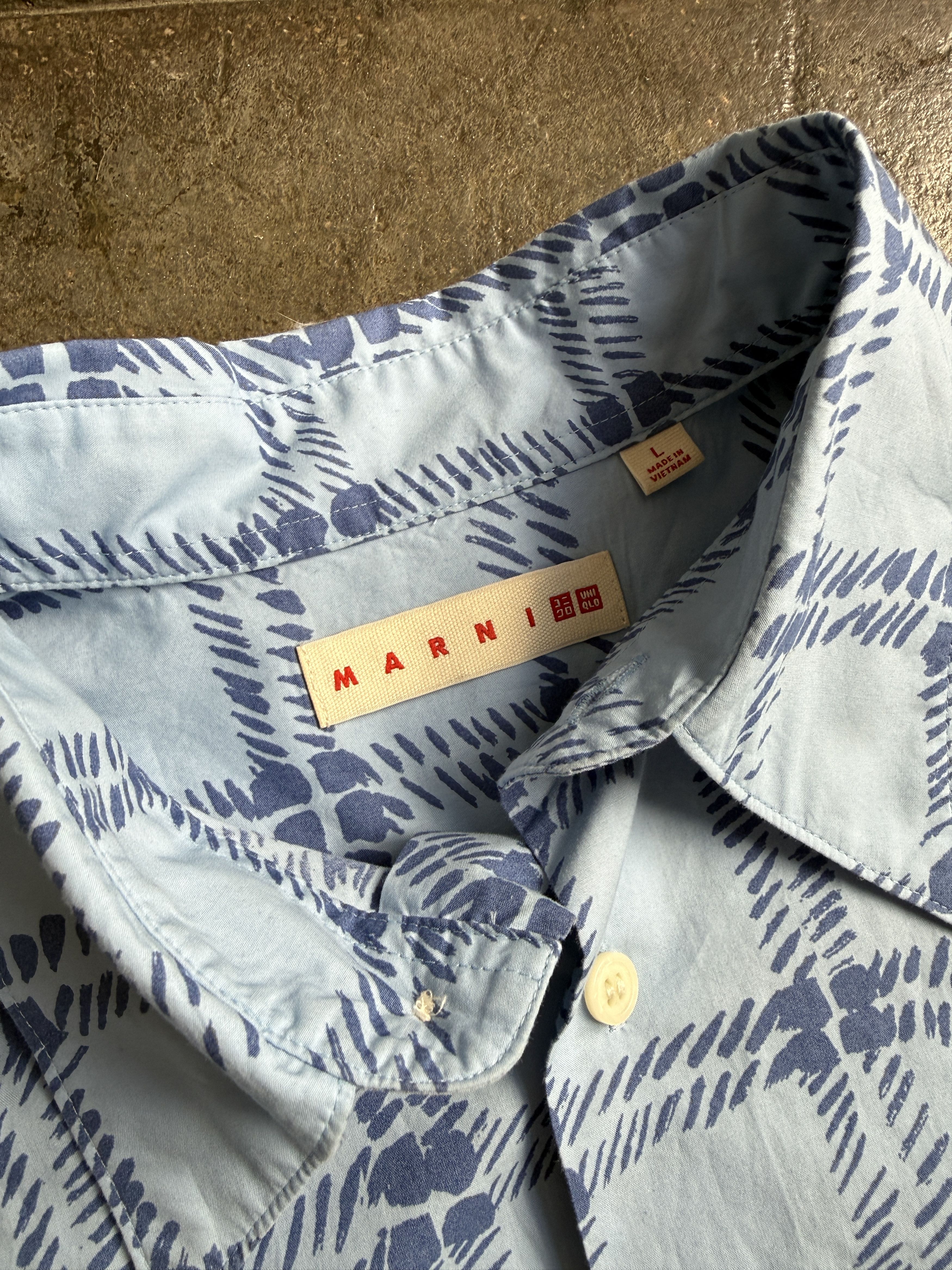 Marni × Uniqlo Marni Beautiful Oversized Shirt Size US L / EU 52-54 / 3 - 9 Thumbnail