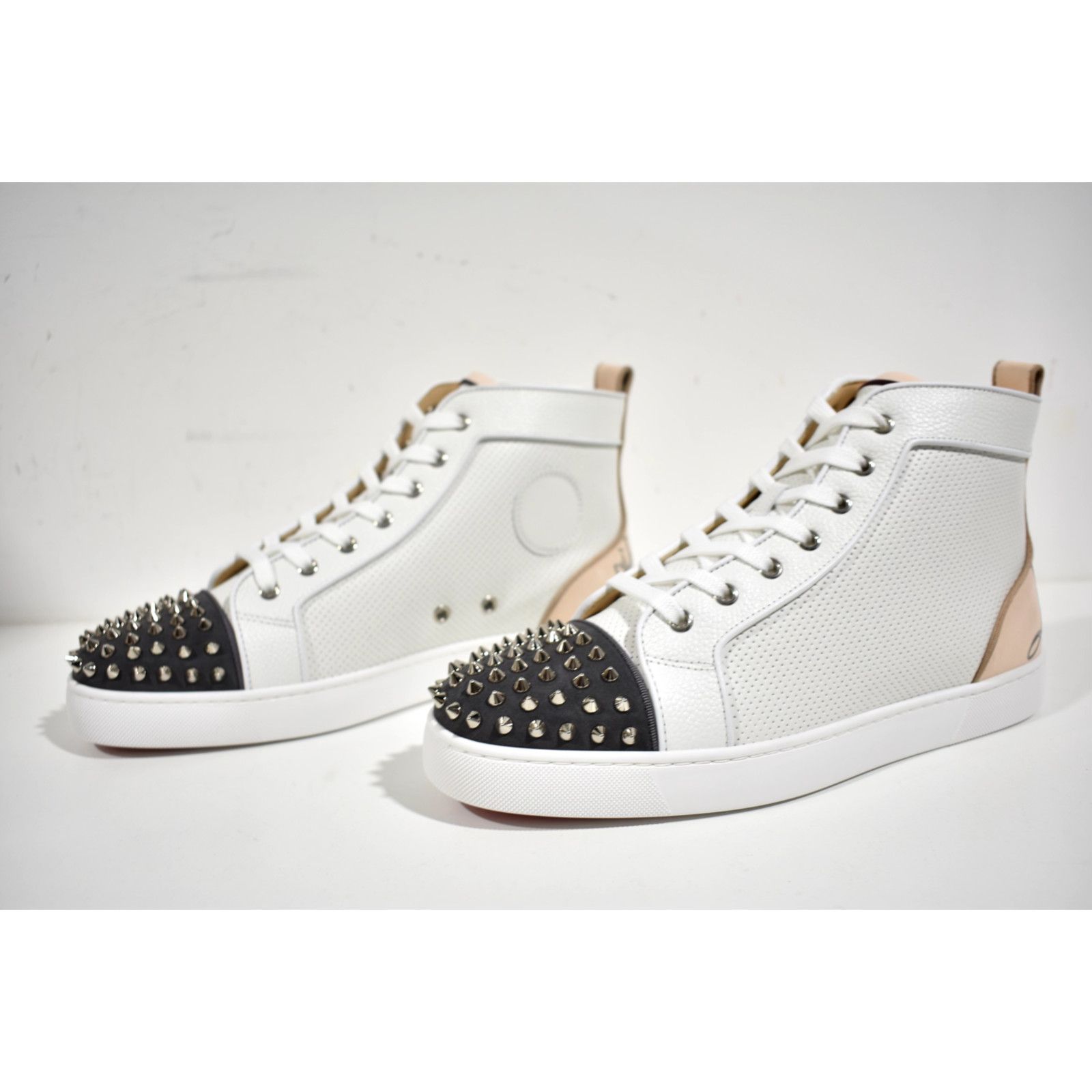 Christian Louboutin Christian Louboutin Fun Lou Spikes Flat High Top Sneaker Size US 11.5 / EU 44-45 - 10 Thumbnail
