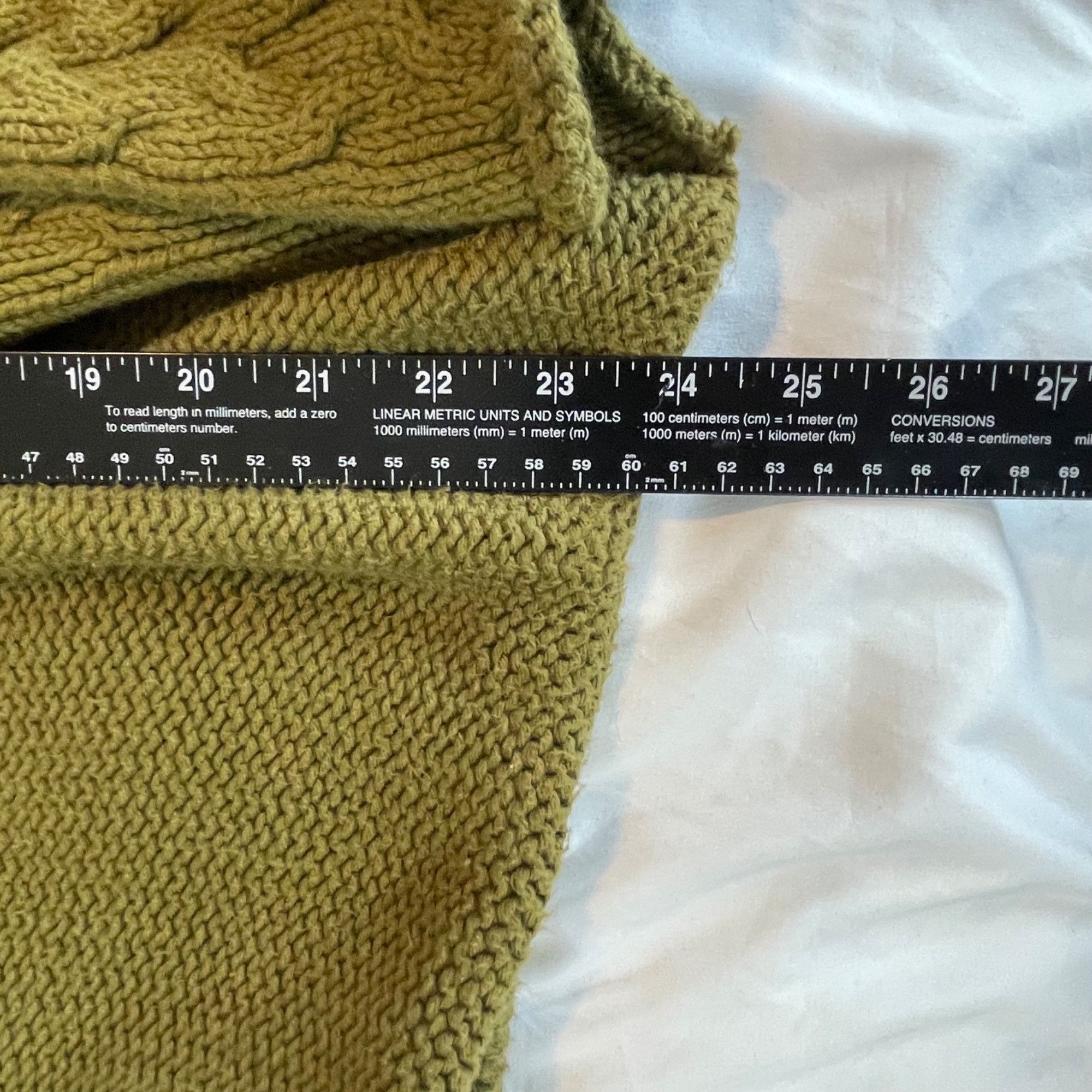 Other Pure Olive Green Knit Cardigan Sweater S/m Handknit Ribbed S Size S / US 4 / IT 40 - 5 Thumbnail